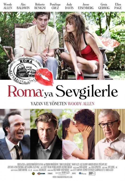 To Rome with Love Movie Poster