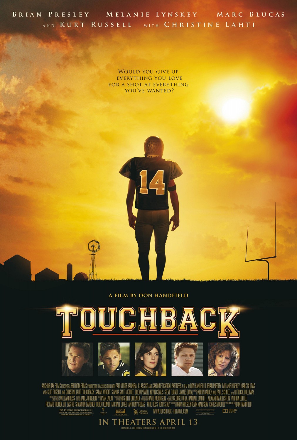 Extra Large Movie Poster Image for Touchback 