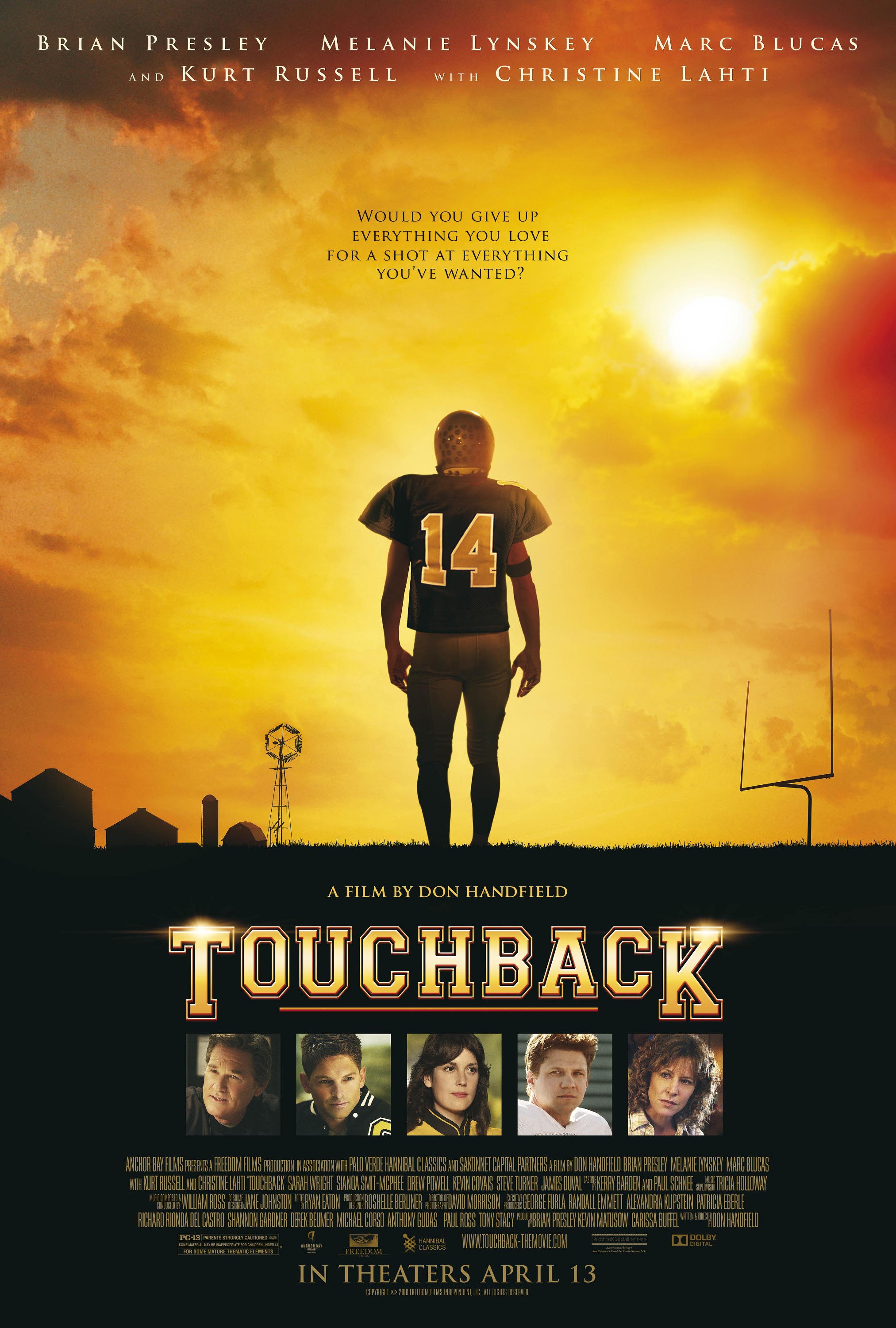 Mega Sized Movie Poster Image for Touchback 