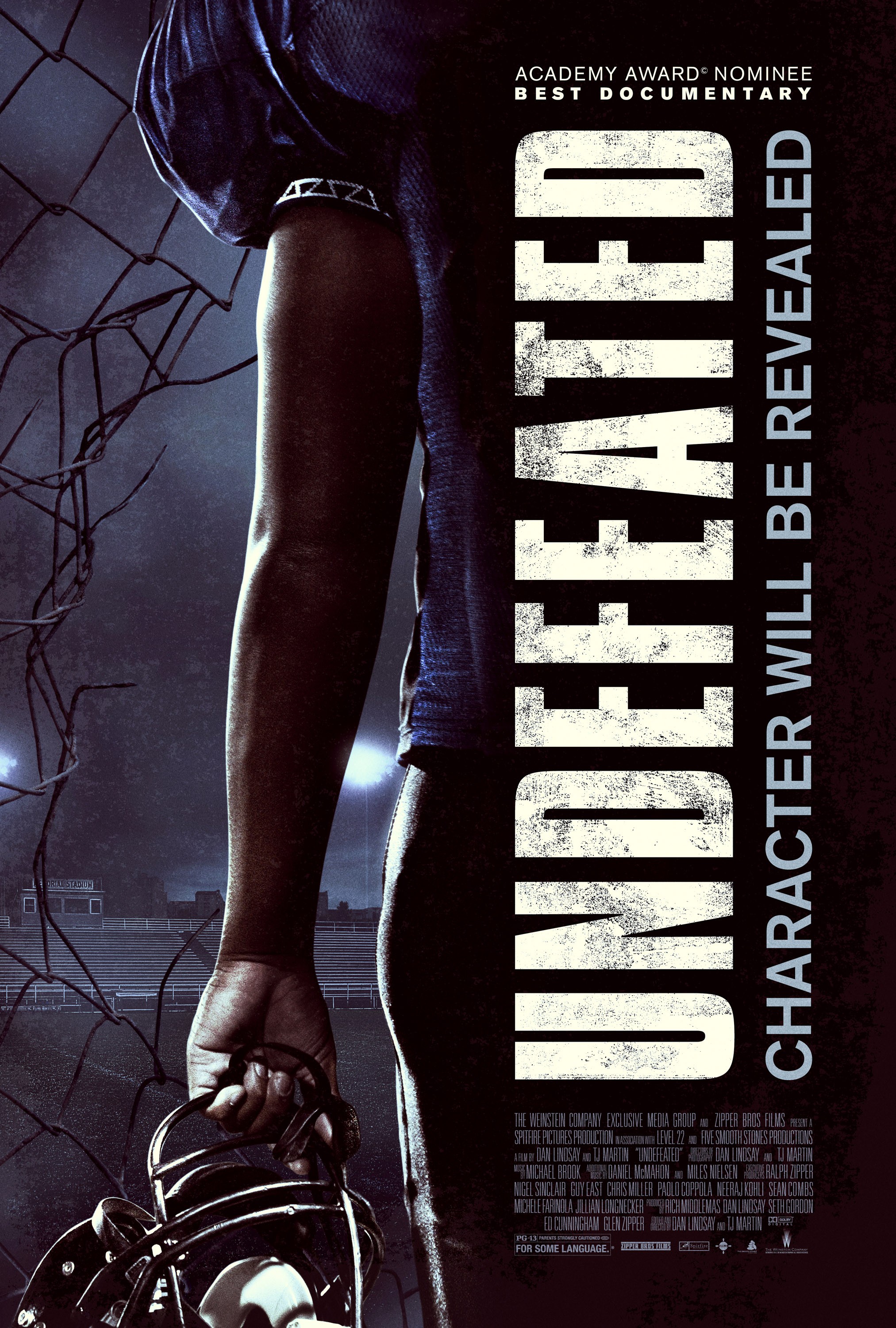 Mega Sized Movie Poster Image for Undefeated 