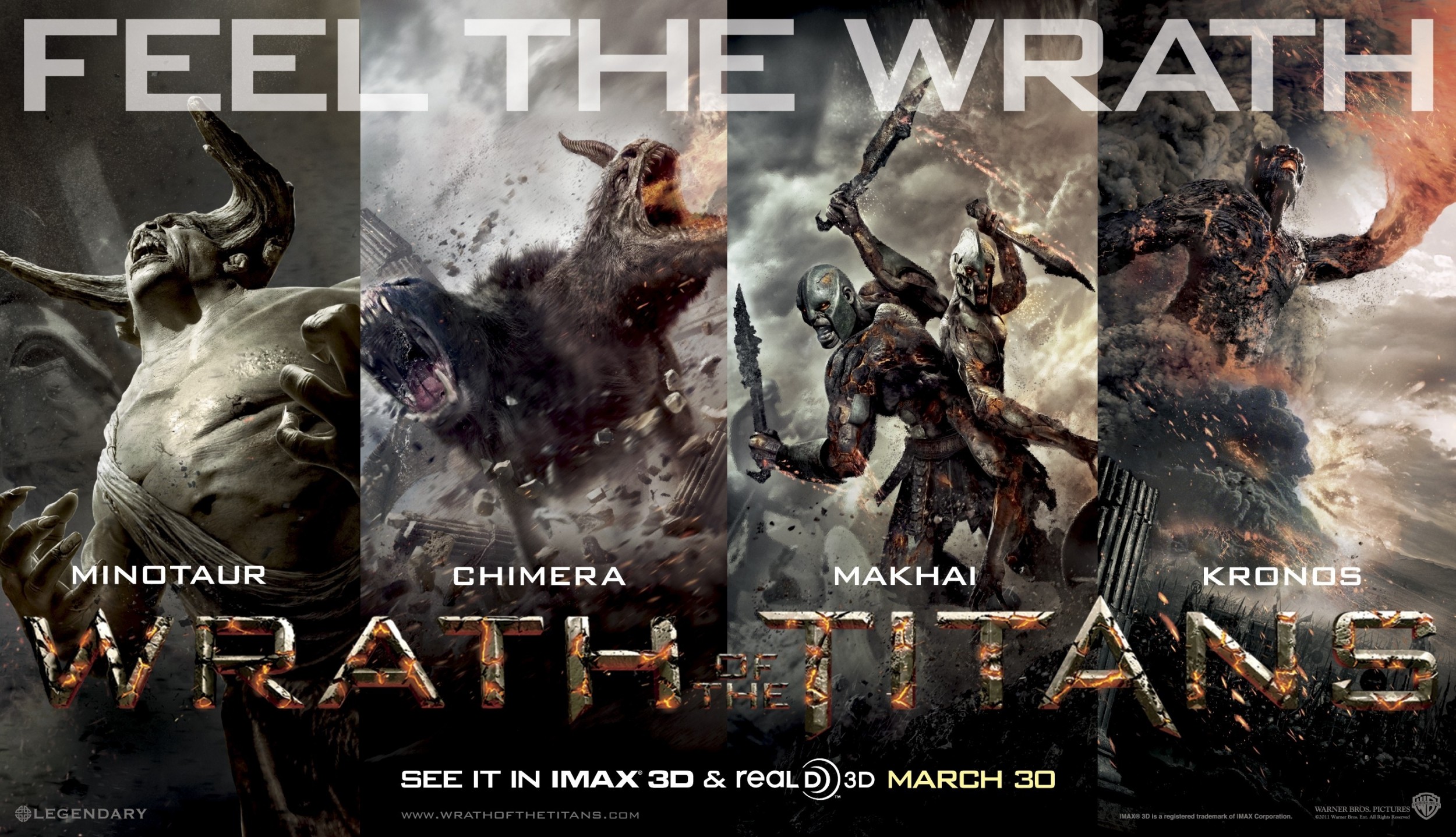 Mega Sized Movie Poster Image for Wrath of the Titans (#2 of 16)