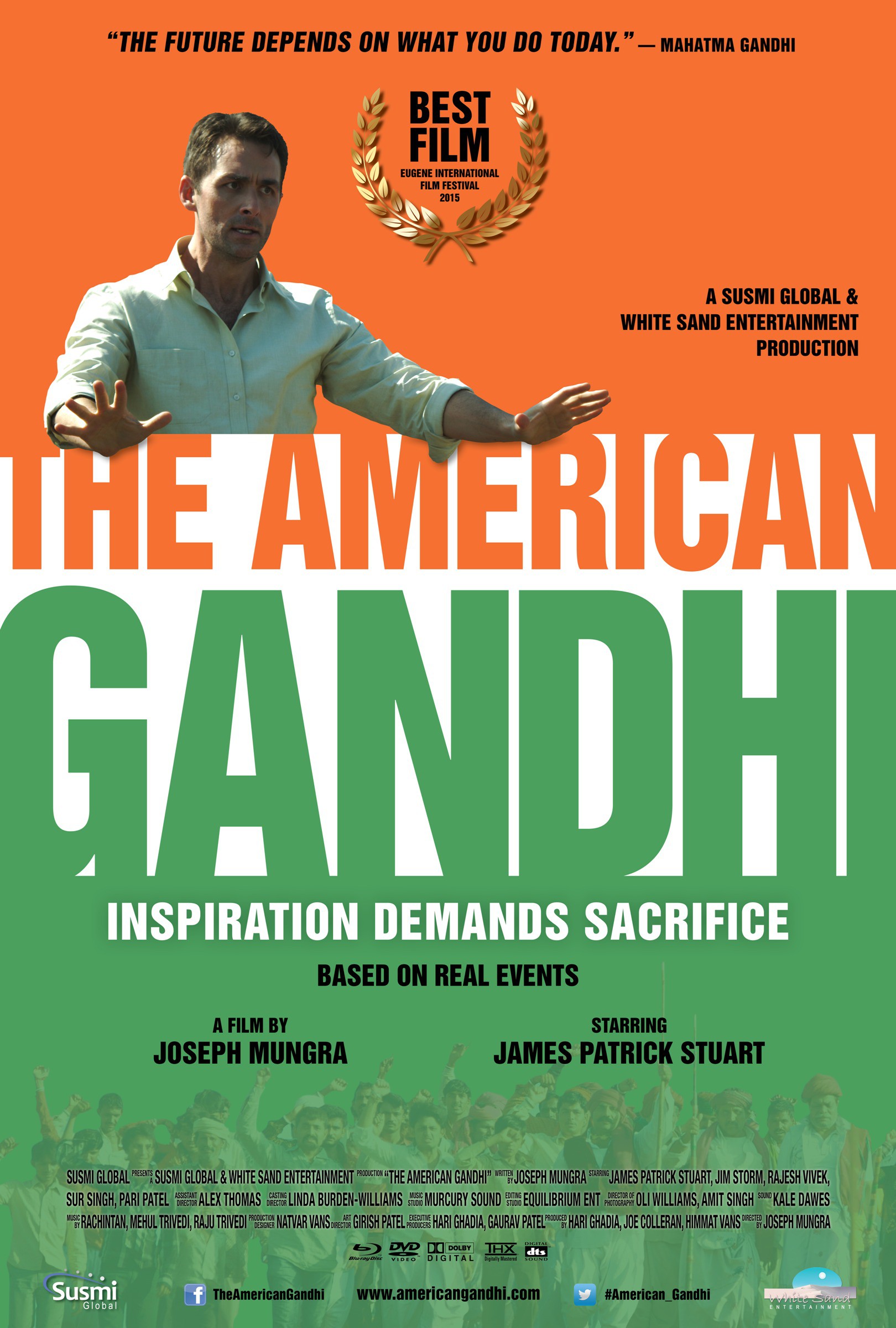 Mega Sized Movie Poster Image for The American Gandhi