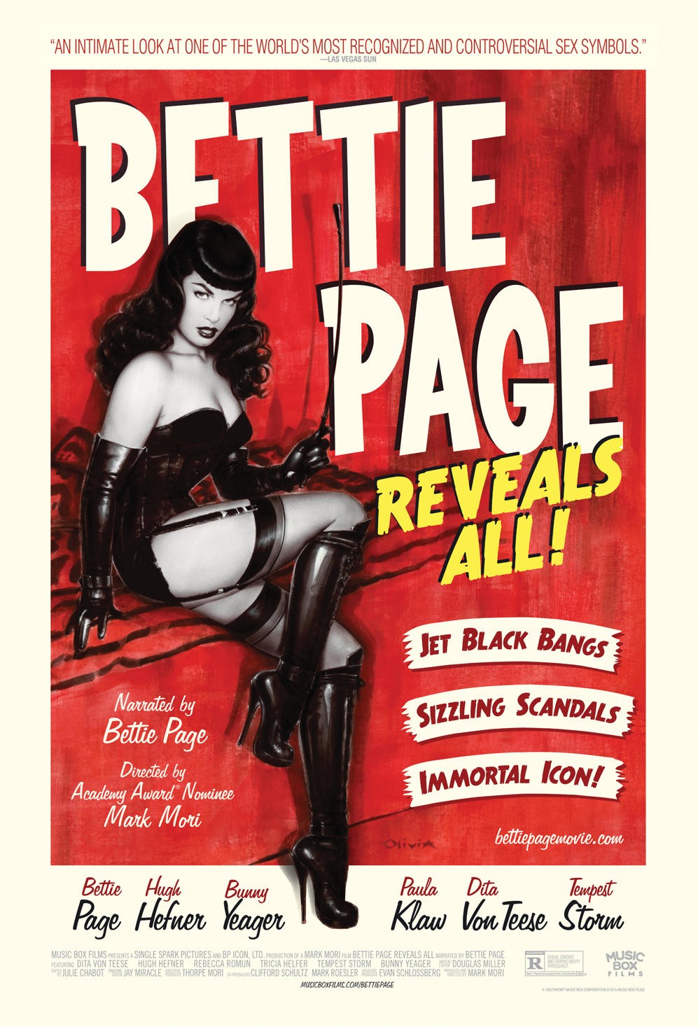 Extra Large Movie Poster Image for Bettie Page Reveals All 