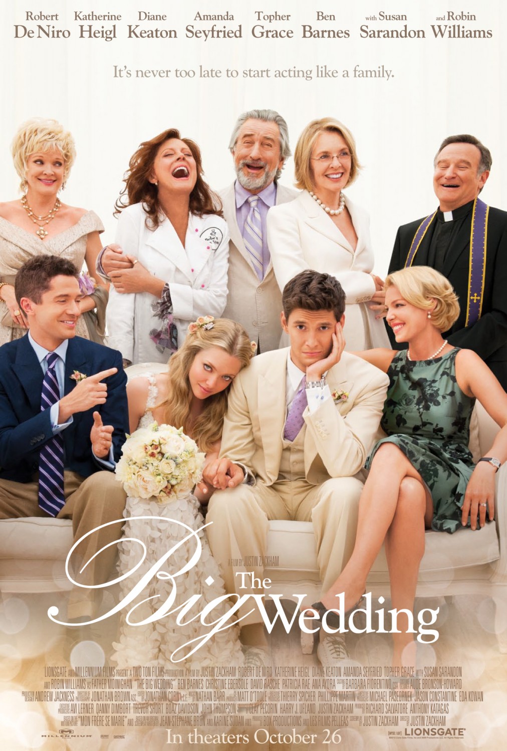 Resultado de imagem para movie poster the big wedding