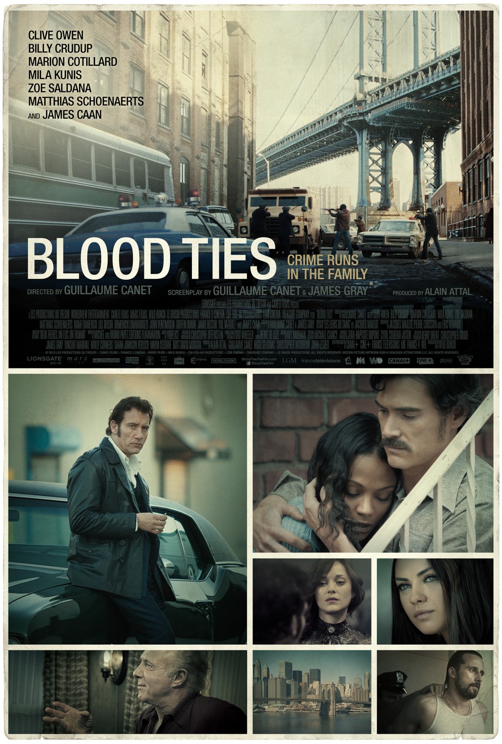 Extra Large Movie Poster Image for Blood Ties (#10 of 13)