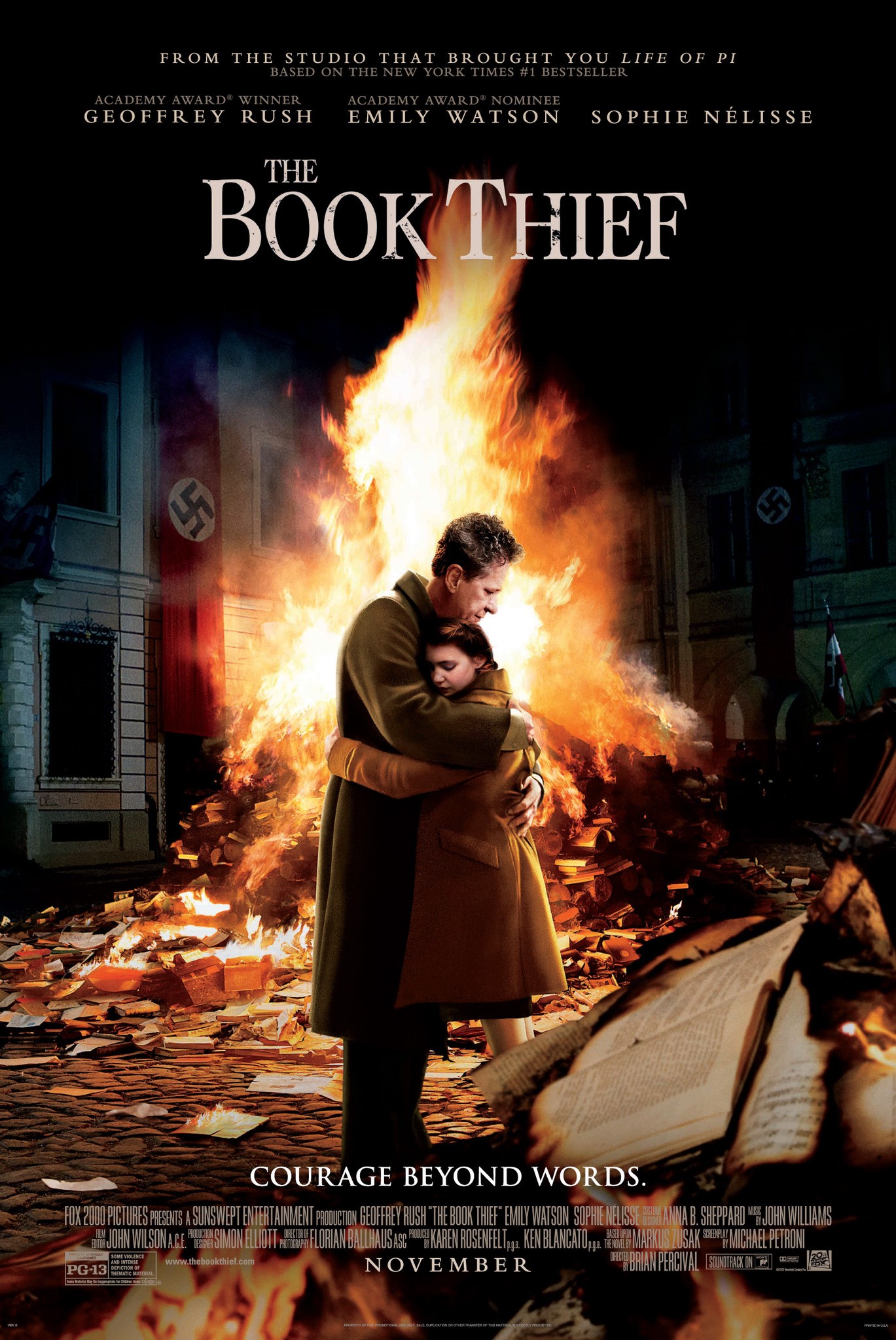 Mega Sized Movie Poster Image for The Book Thief (#2 of 3)
