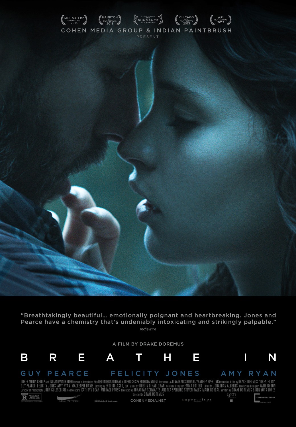 Extra Large Movie Poster Image for Breathe In (#3 of 3)