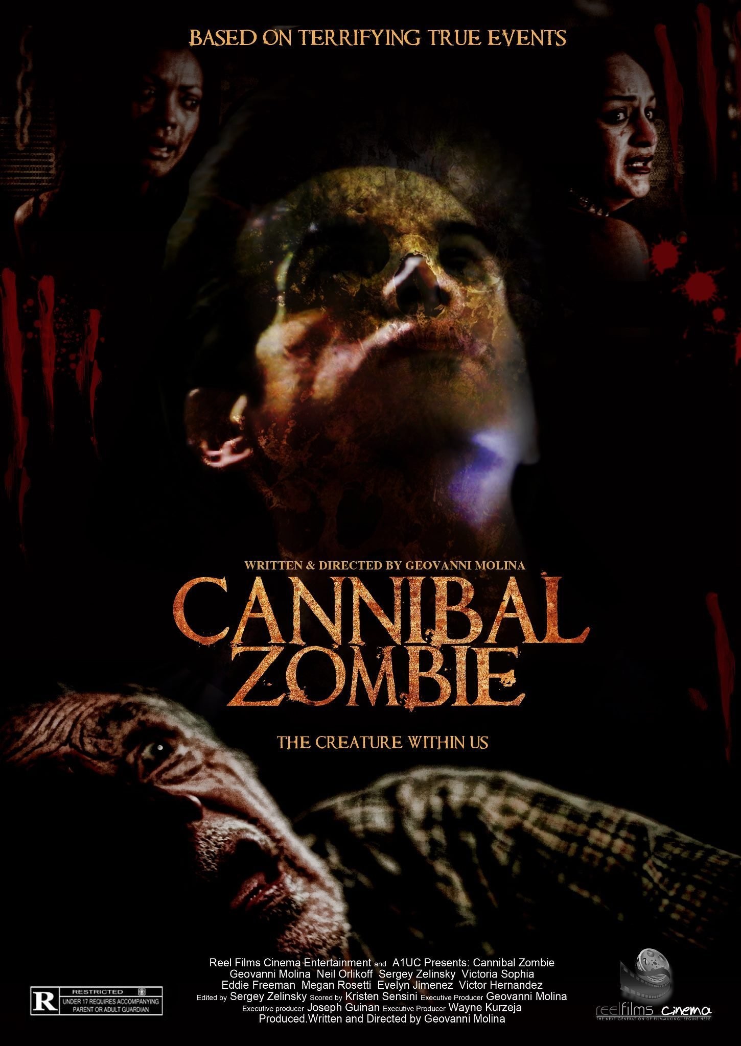 Mega Sized Movie Poster Image for Cannibal Zombie 