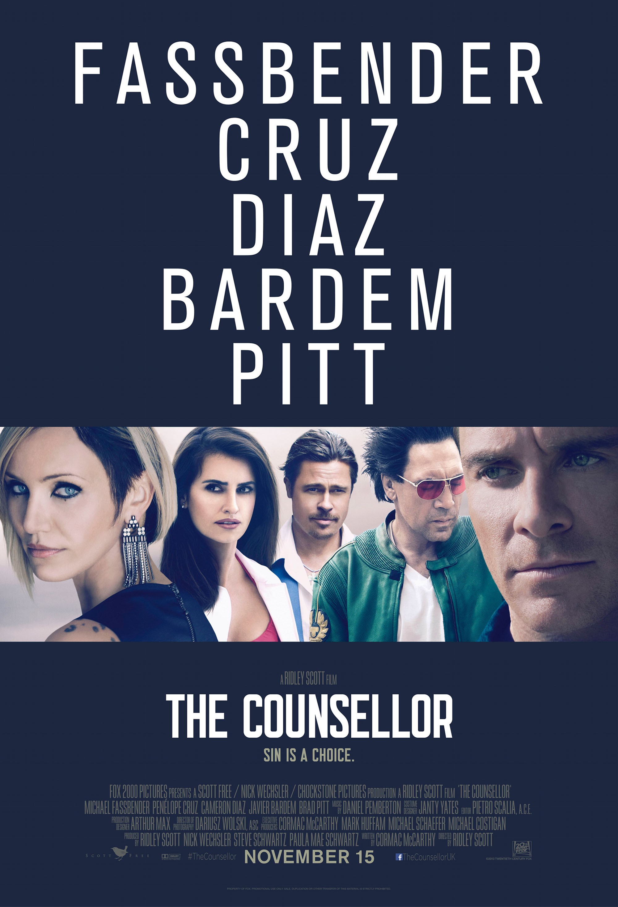 Mega Sized Movie Poster Image for The Counselor (#7 of 8)