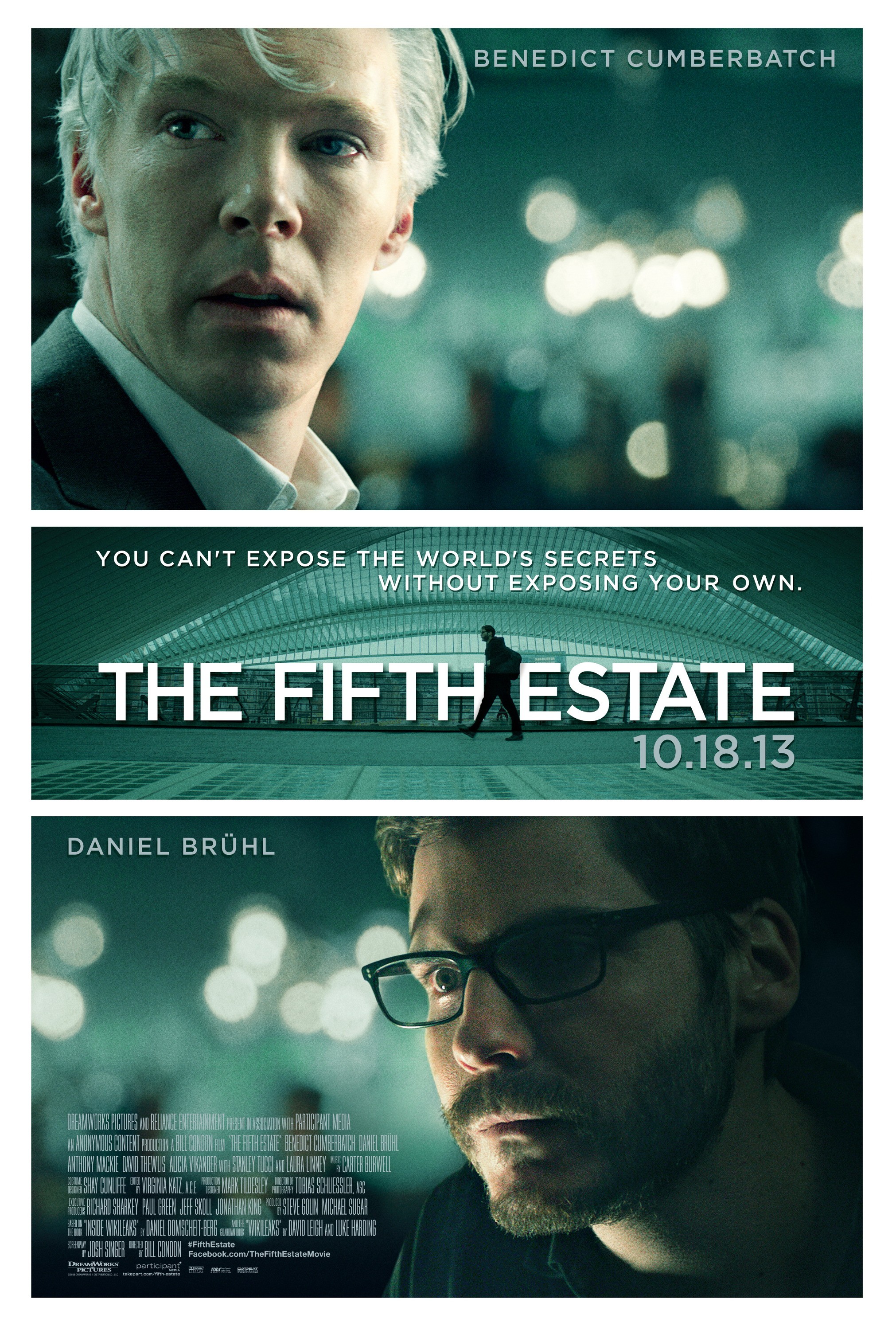 Mega Sized Movie Poster Image for The Fifth Estate (#1 of 7)