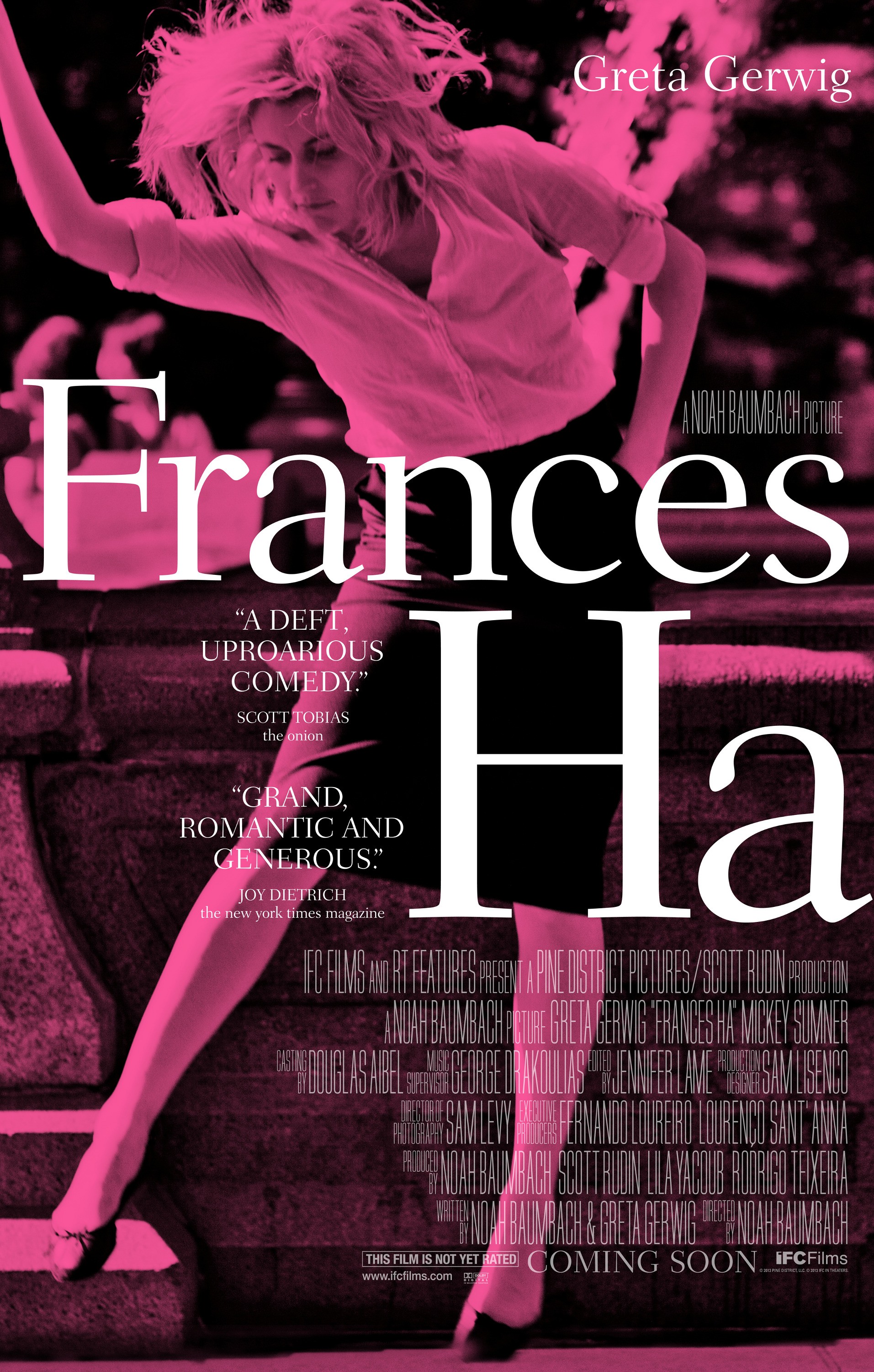 Mega Sized Movie Poster Image for Frances Ha (#1 of 4)