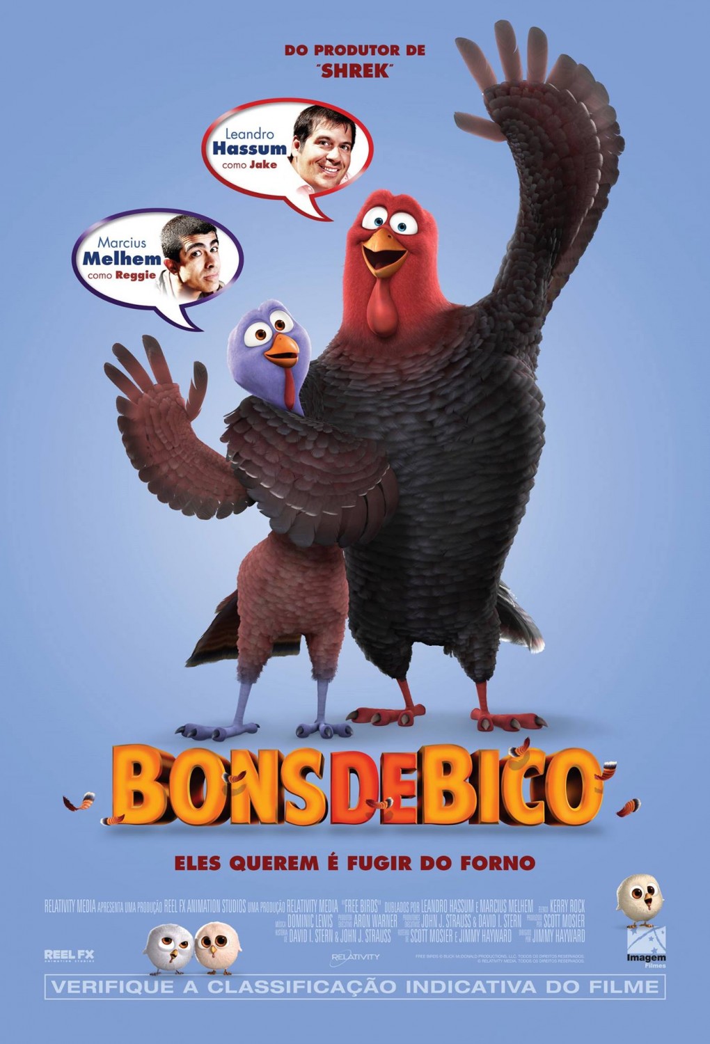 Extra Large Movie Poster Image for Free Birds (#3 of 11)