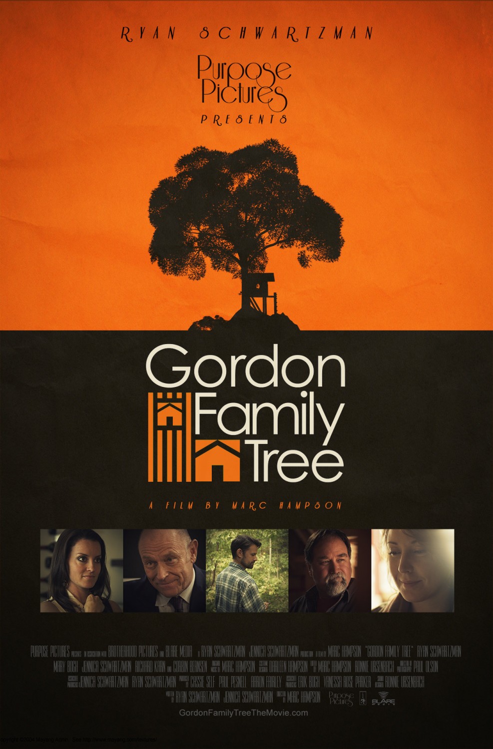 Extra Large Movie Poster Image for Gordon Family Tree 