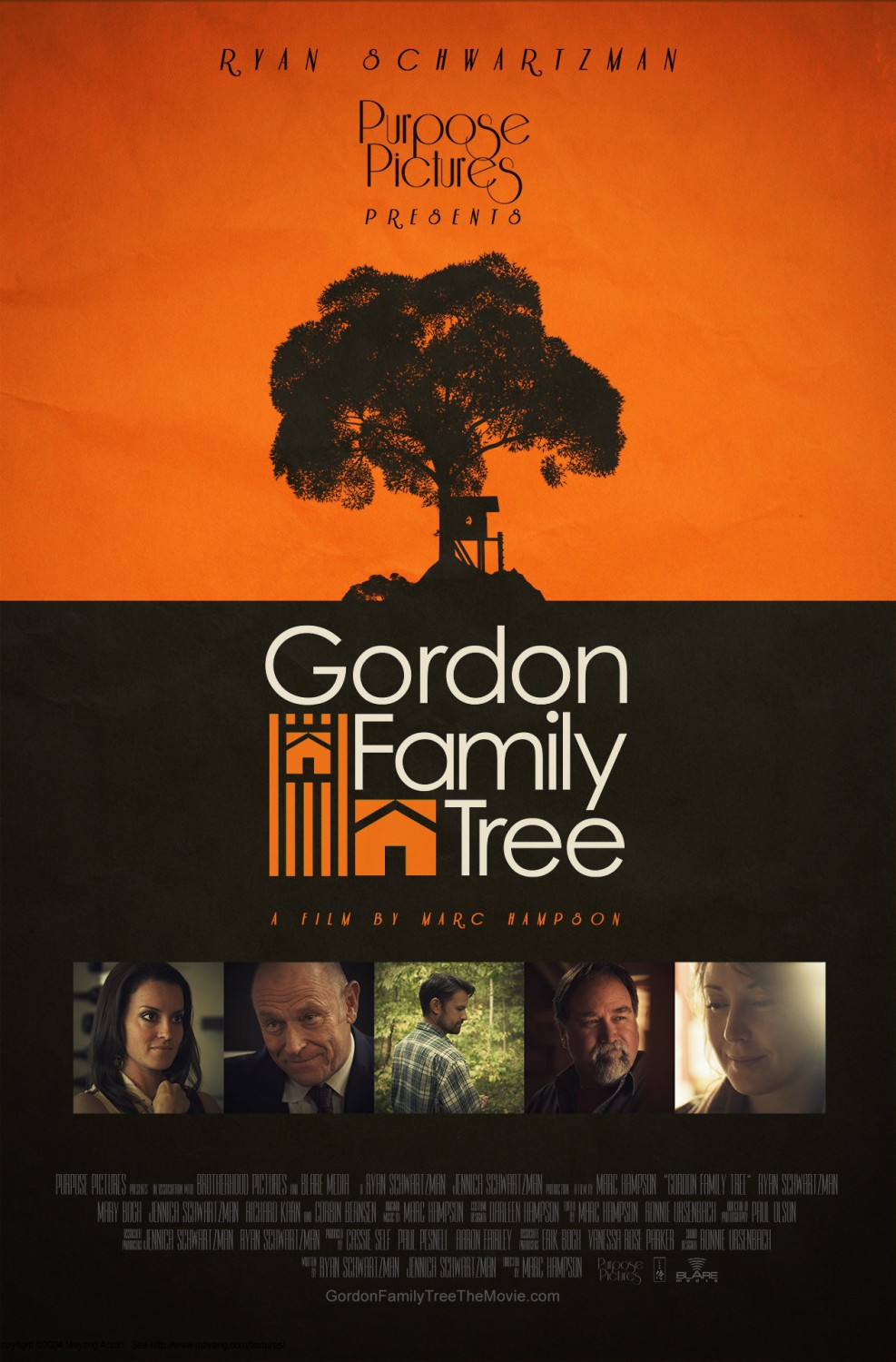 Extra Large Movie Poster Image for Gordon Family Tree 