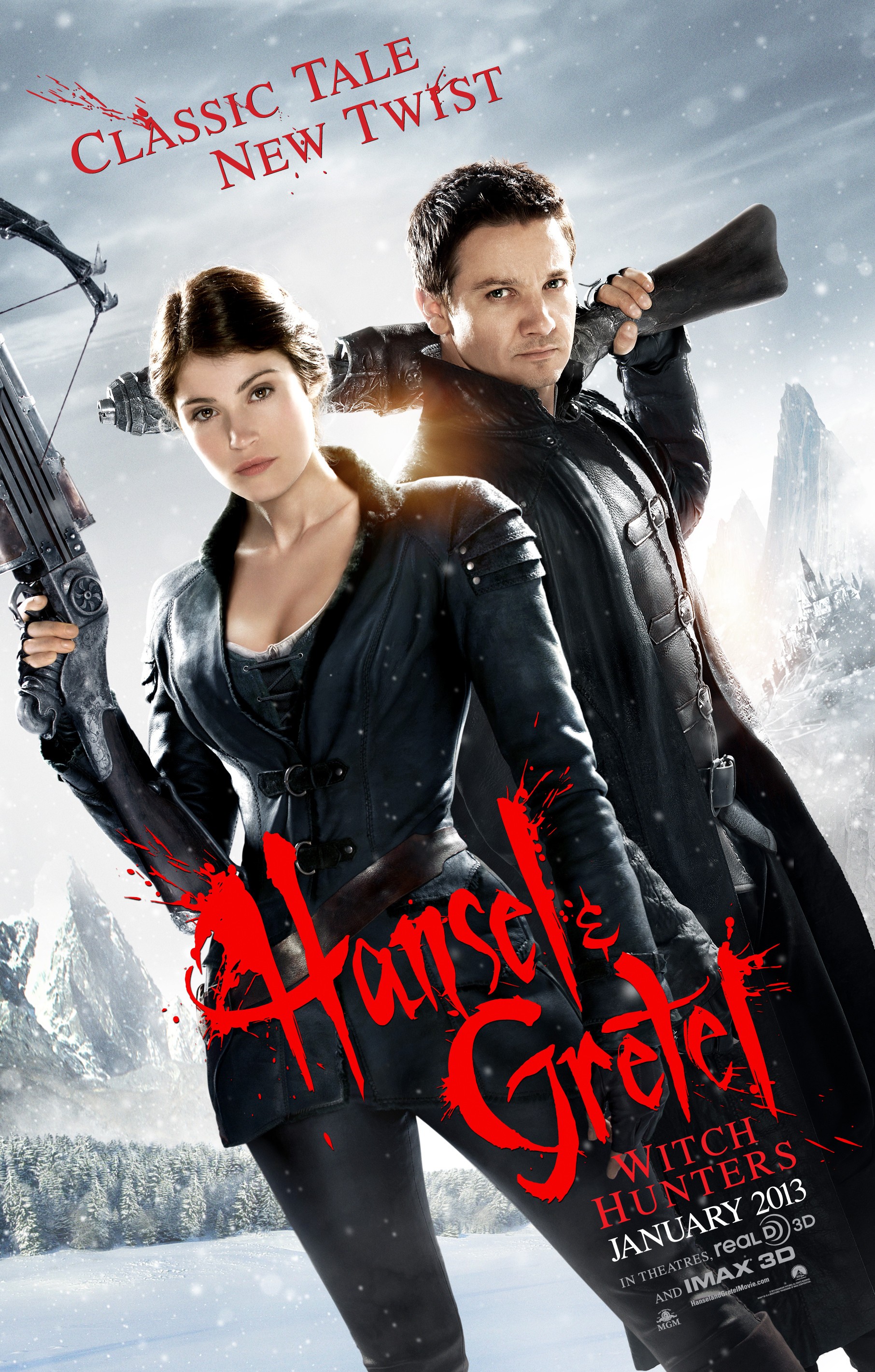Mega Sized Movie Poster Image for Hansel and Gretel: Witch Hunters (#1 of 6)