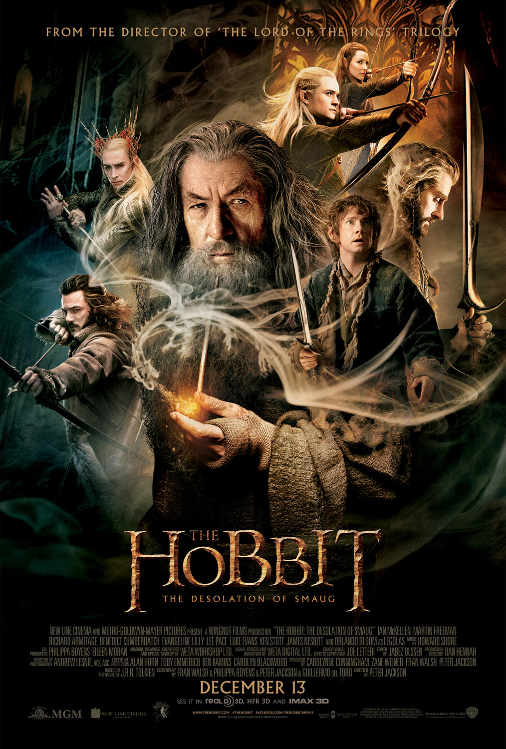 Extra Large Movie Poster Image for The Hobbit: The Desolation of Smaug (#15 of 33)