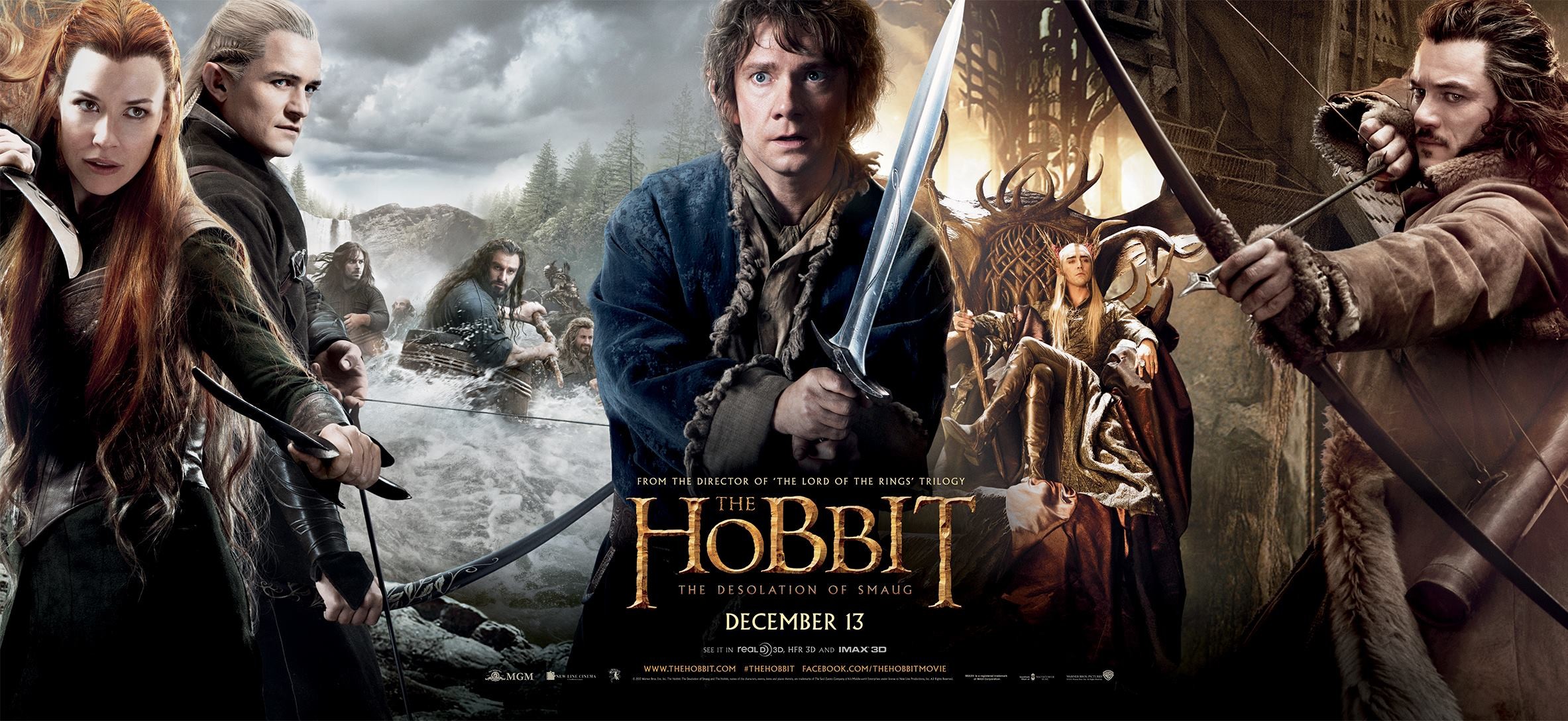 Mega Sized Movie Poster Image for The Hobbit: The Desolation of Smaug (#22 of 33)