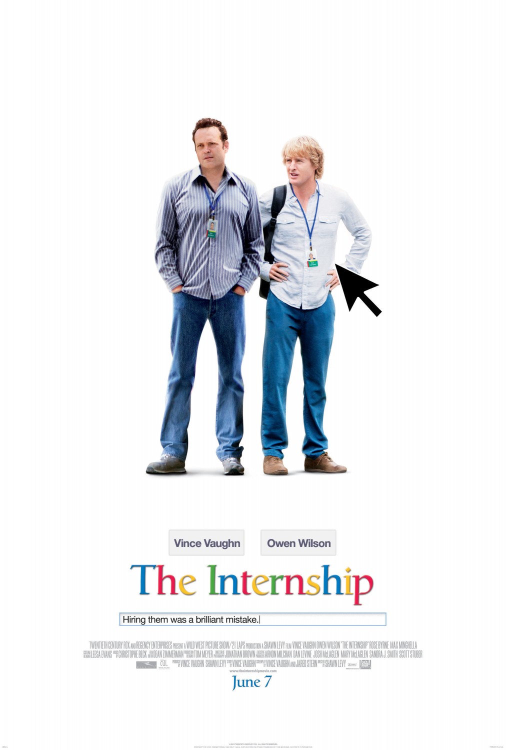 Extra Large Movie Poster Image for The Internship (#1 of 8)