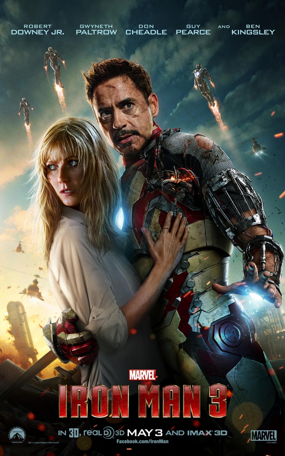 Resultado de imagen para iron man 3 movie poster