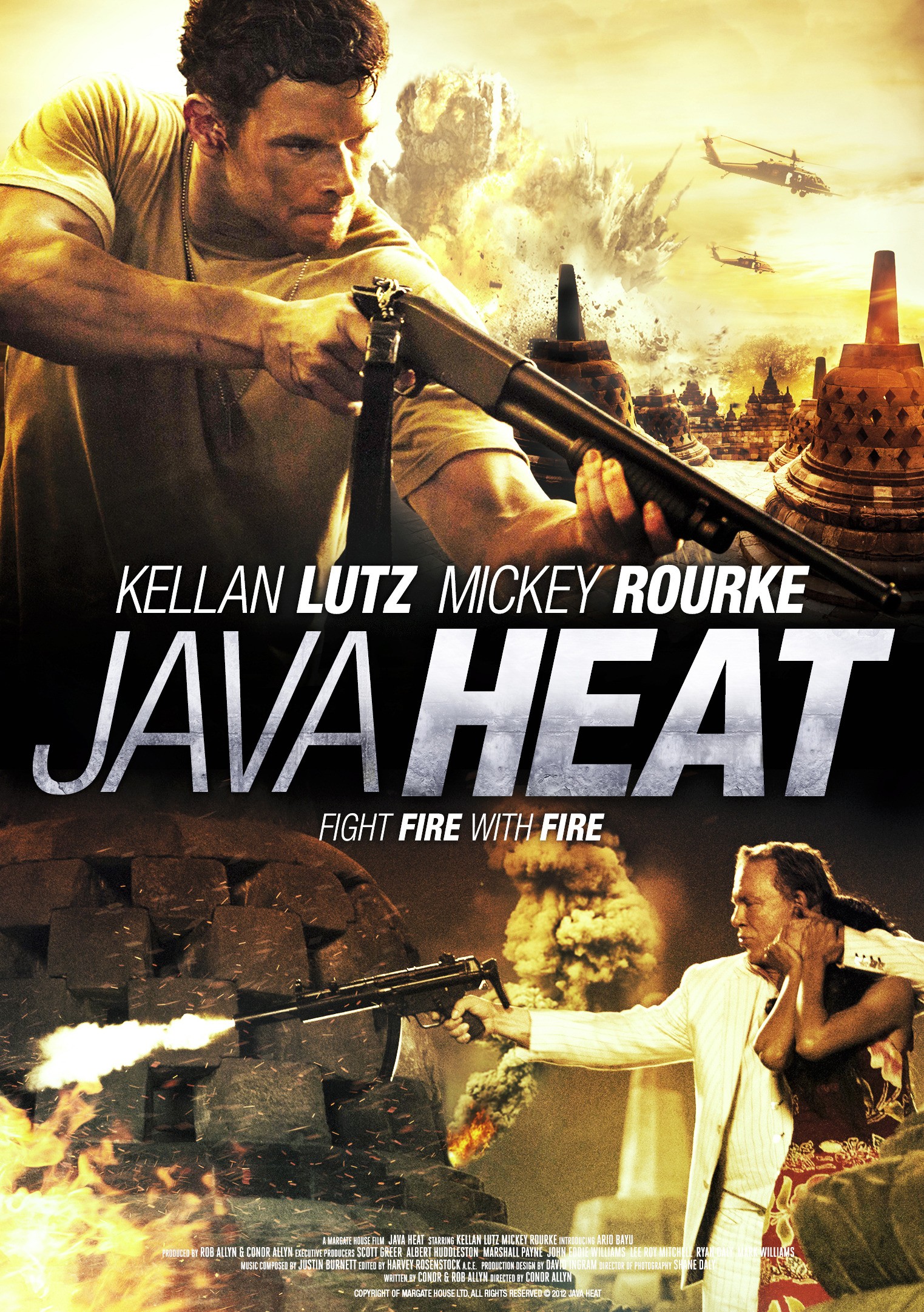 Mega Sized Movie Poster Image for Java Heat (#3 of 3)