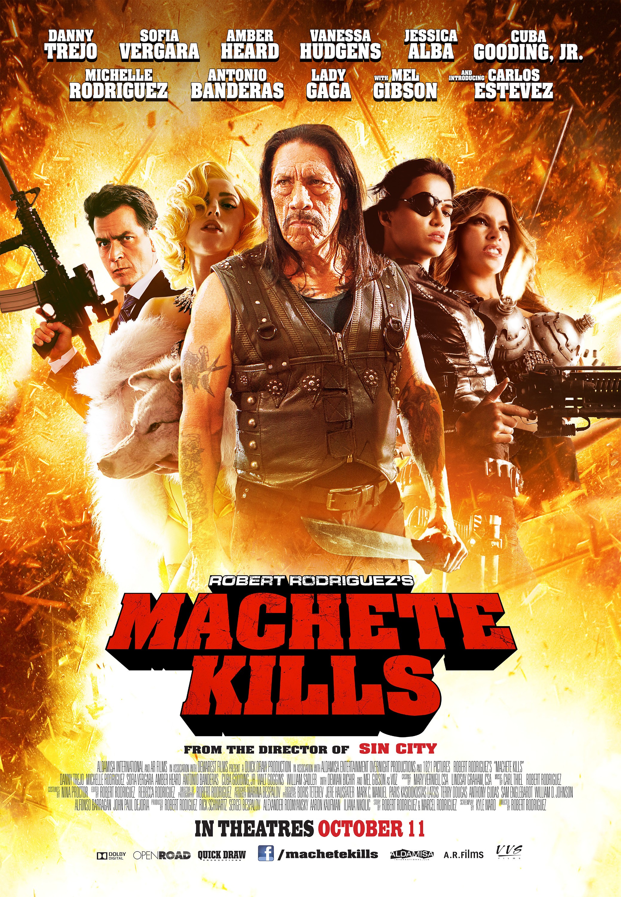 Mega Sized Movie Poster Image for Machete Kills (#13 of 27)