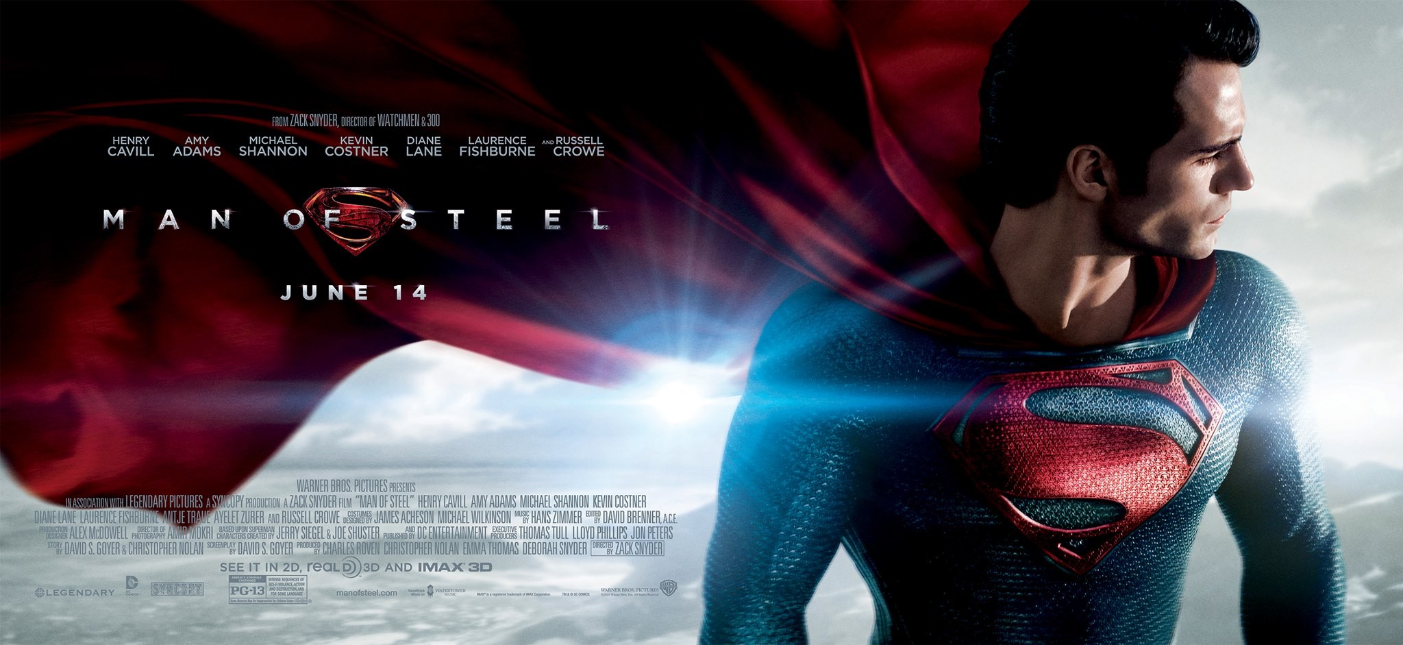 Mega Sized Movie Poster Image for Man of Steel (#4 of 16)
