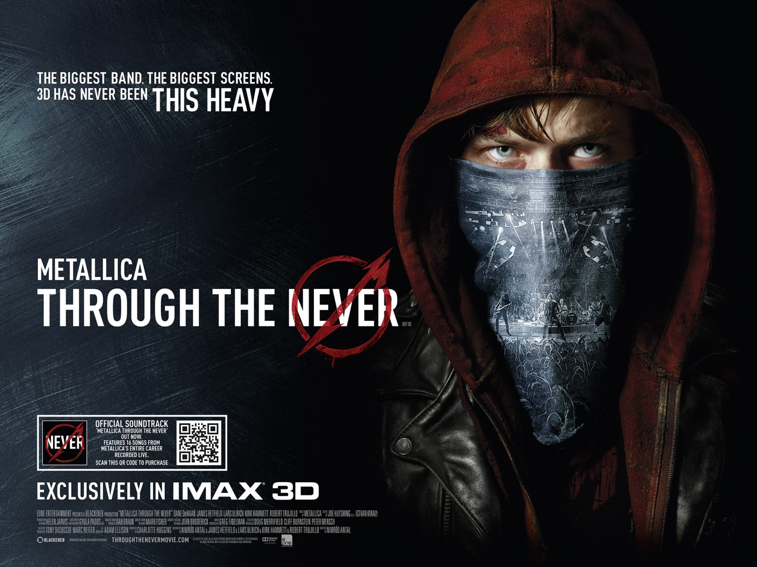 Extra Large Movie Poster Image for Metallica Through the Never (#3 of 3)