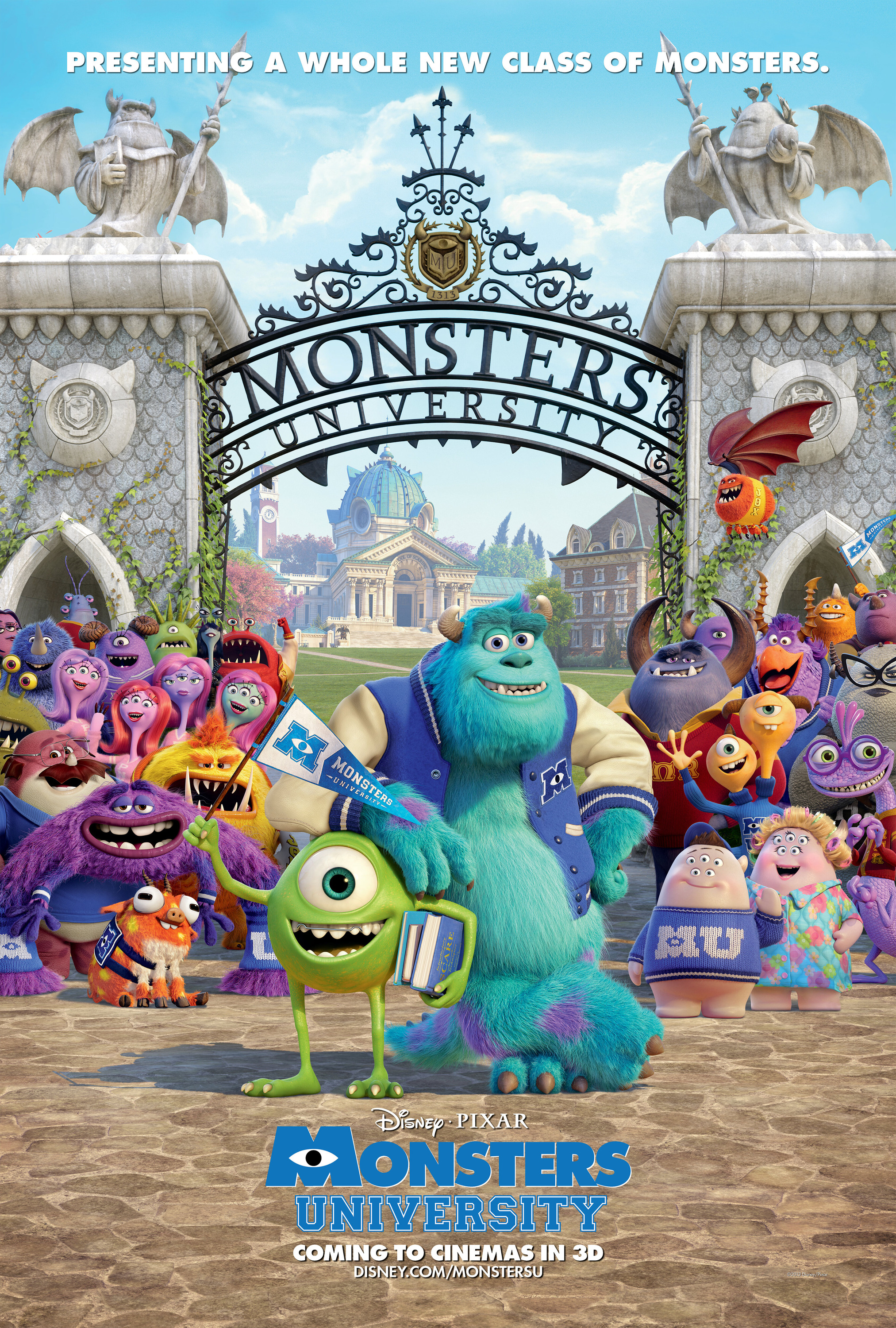 Mega Sized Movie Poster Image for Monsters University (#13 of 21)