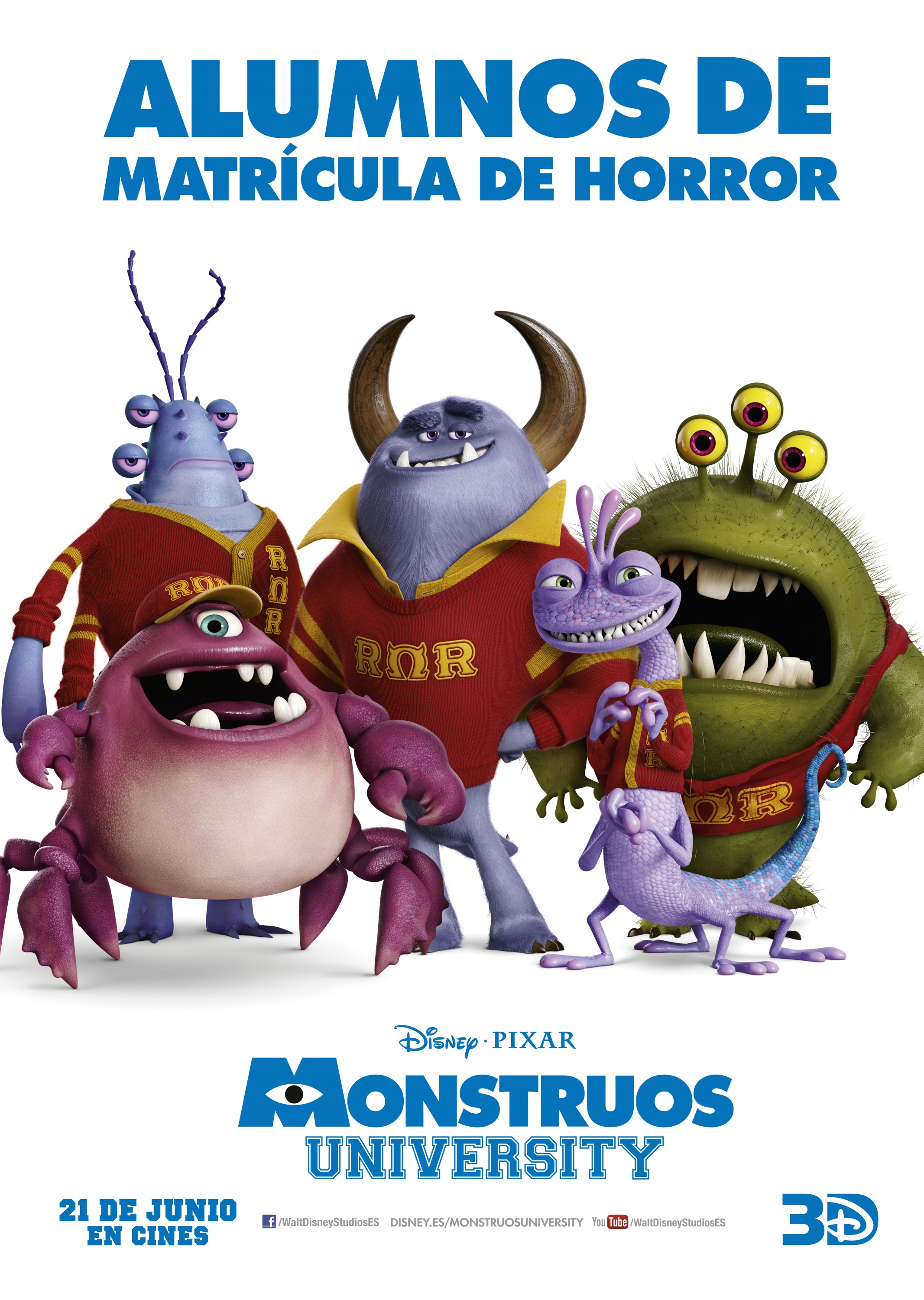Mega Sized Movie Poster Image for Monsters University (#17 of 21)