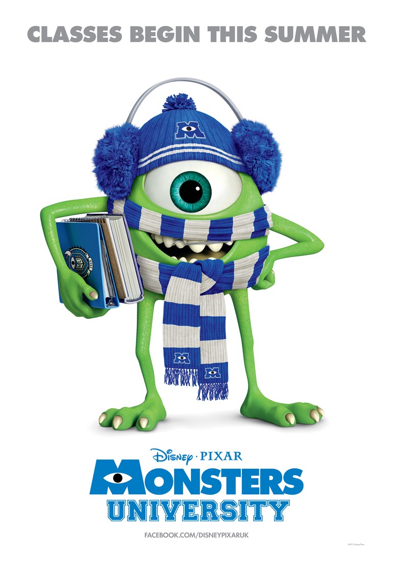 Extra Large Movie Poster Image for Monsters University (#3 of 21)