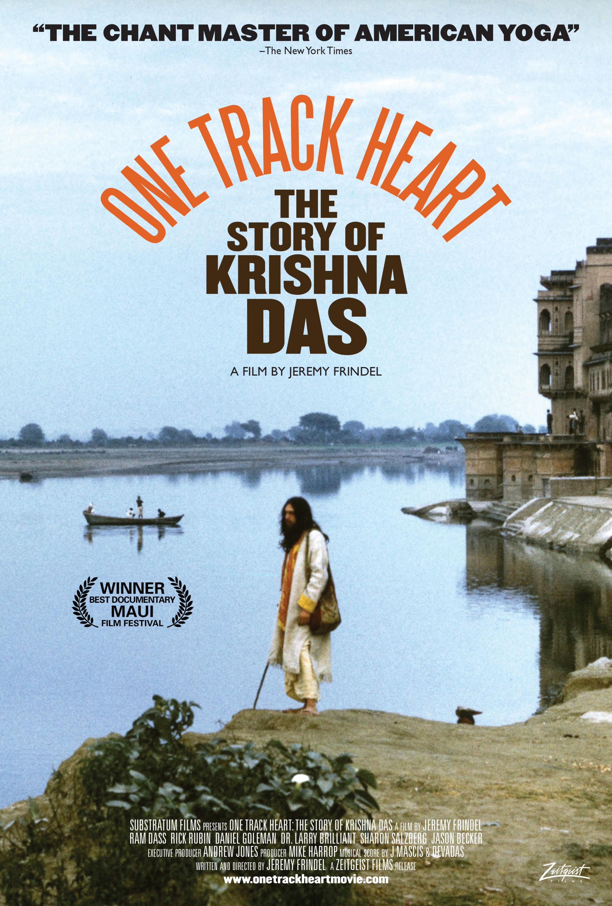 Mega Sized Movie Poster Image for One Track Heart: The Story of Krishna Das 