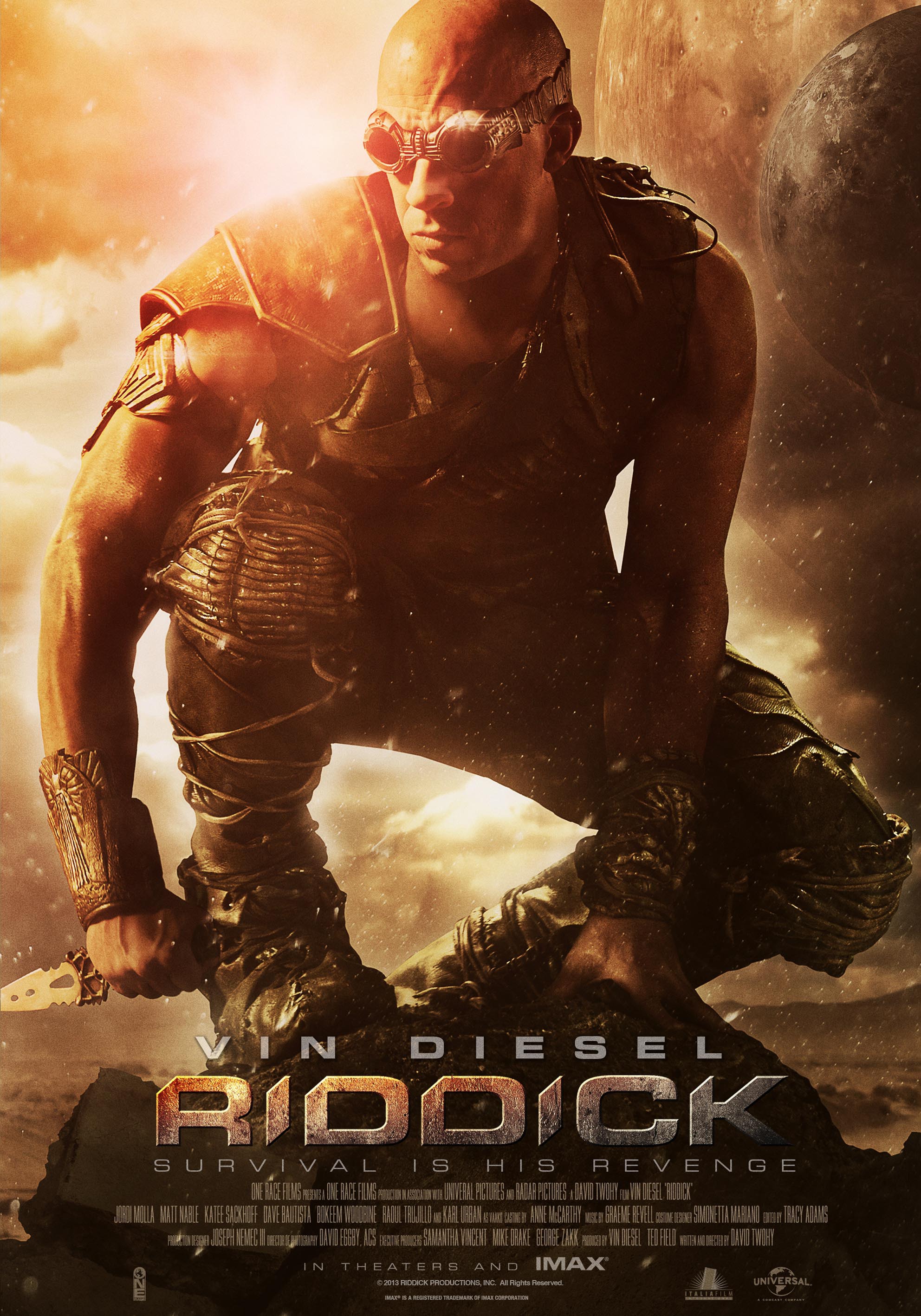 Mega Sized Movie Poster Image for Riddick (#4 of 5)