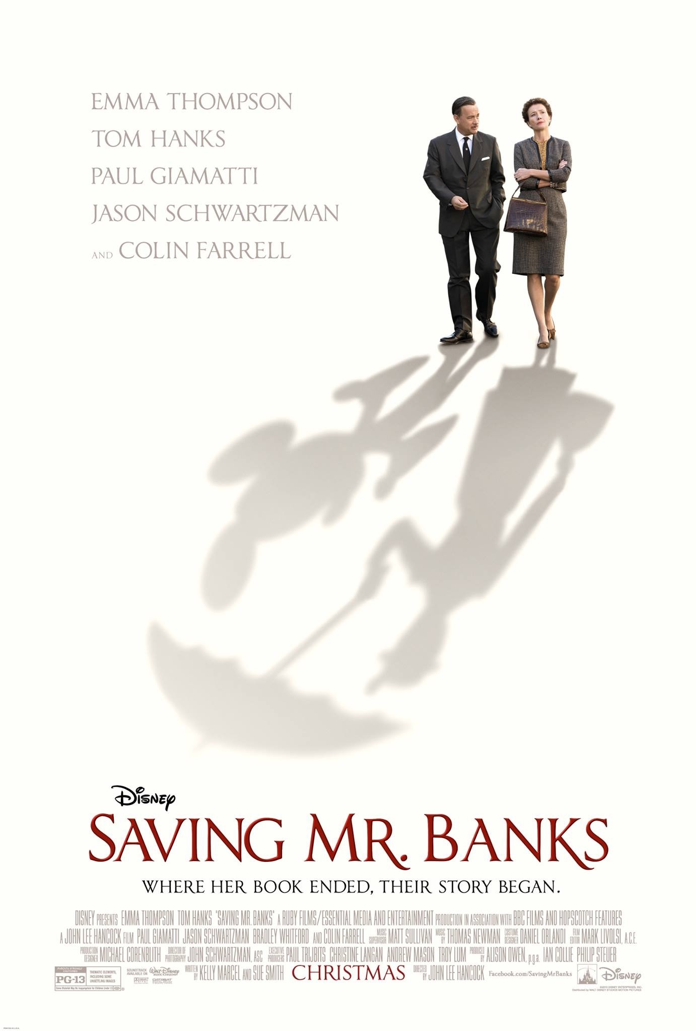 Mega Sized Movie Poster Image for Saving Mr. Banks (#1 of 3)