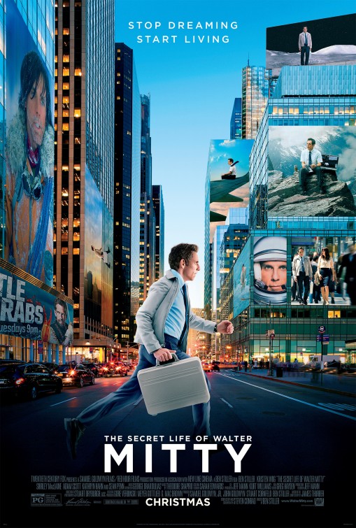 The Secret Life of Walter Mitty Movie Poster