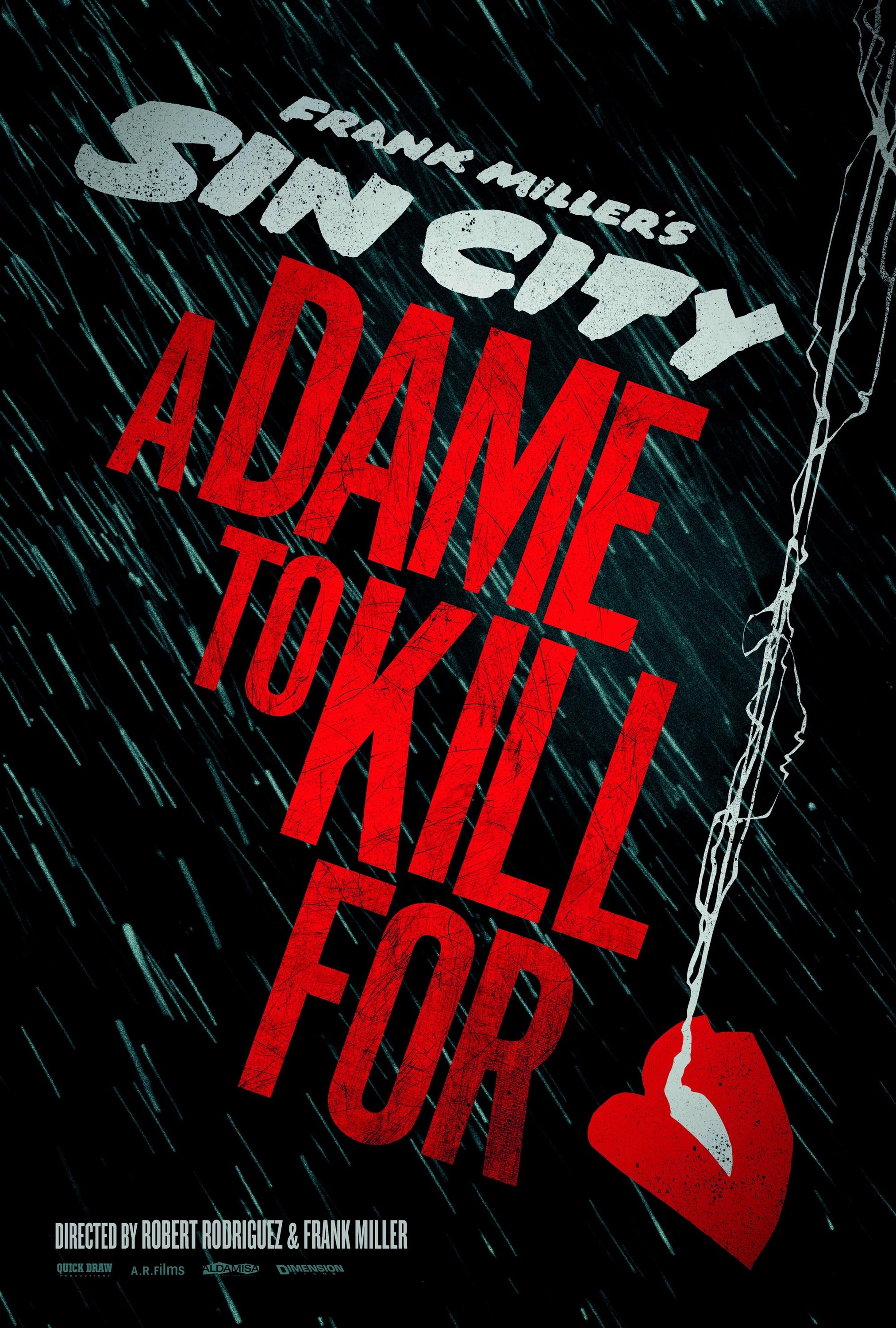 Mega Sized Movie Poster Image for Sin City: A Dame to Kill For