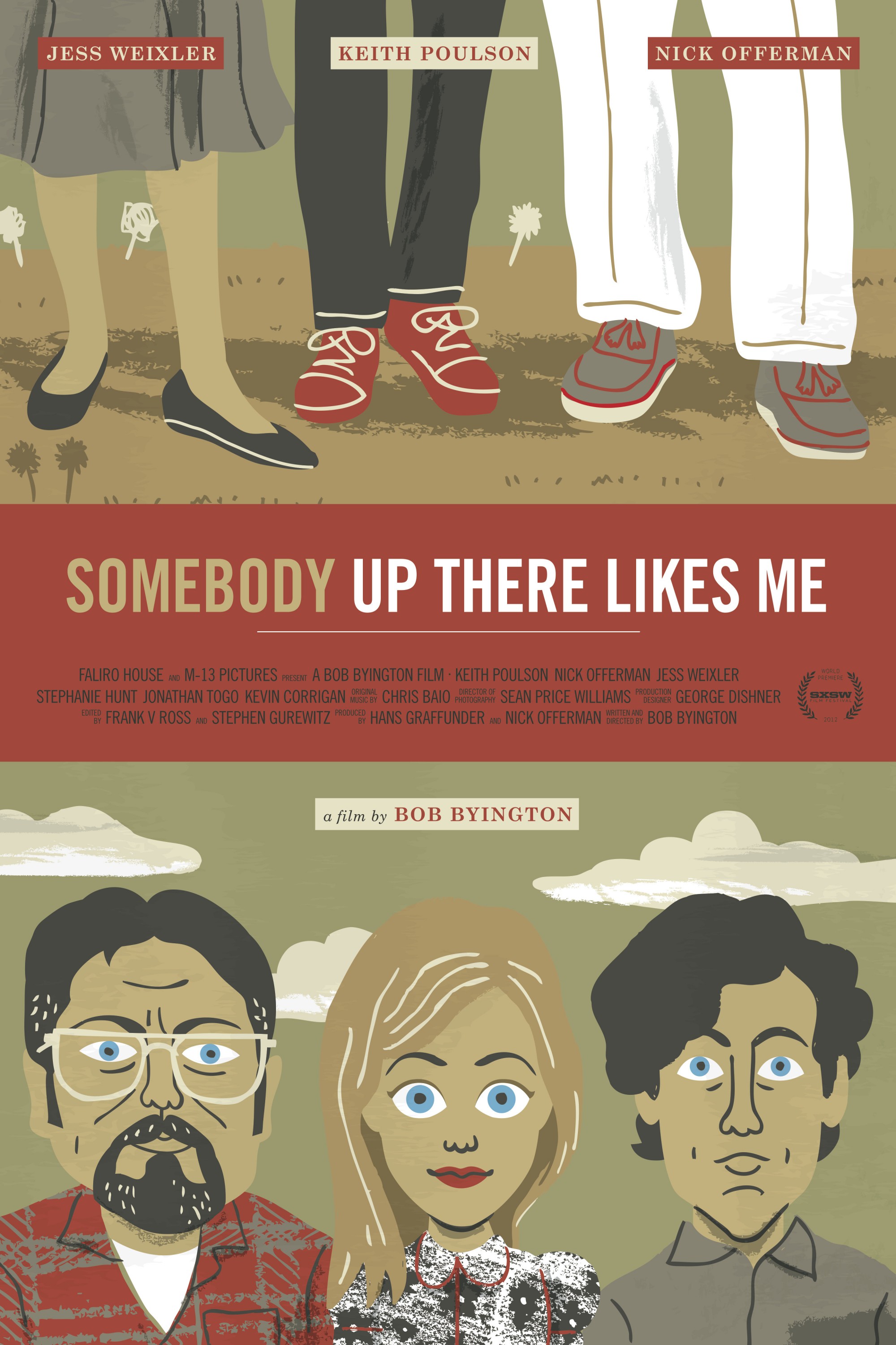 Mega Sized Movie Poster Image for Somebody Up There Likes Me 