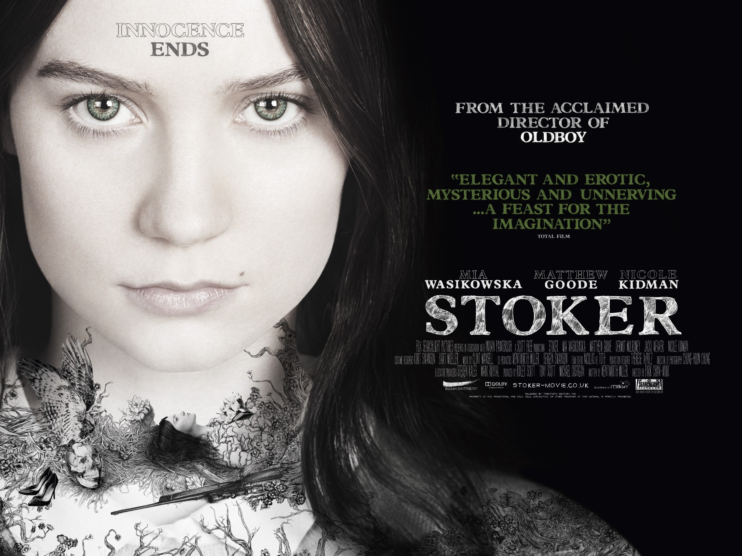 Mega Sized Movie Poster Image for Stoker (#4 of 7)