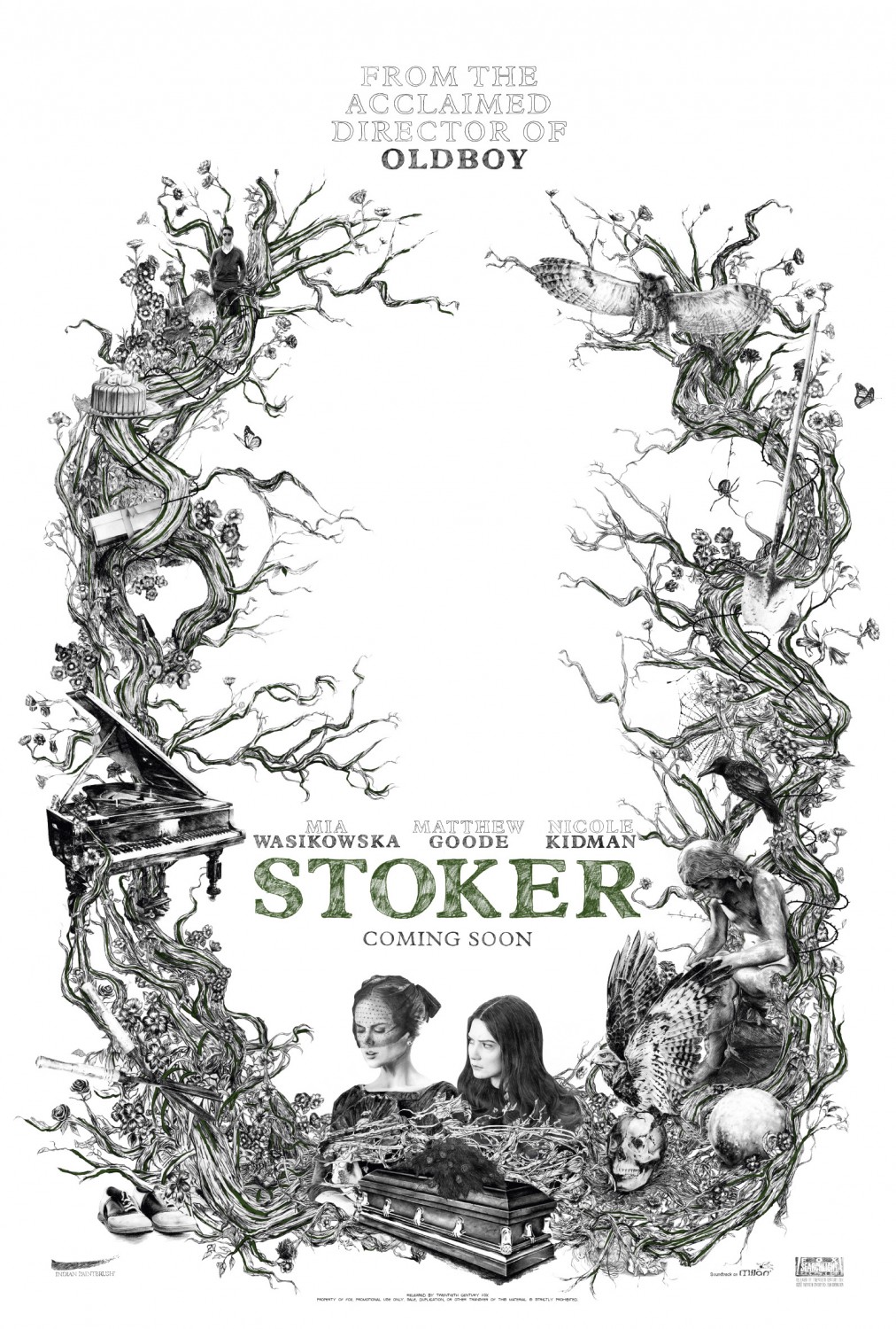 Extra Large Movie Poster Image for Stoker (#1 of 7)