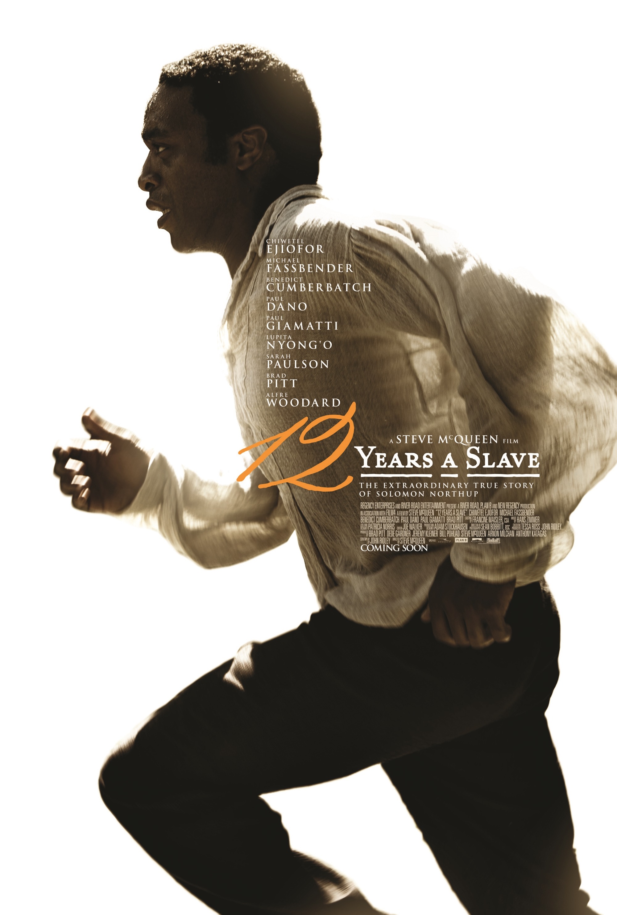 Mega Sized Movie Poster Image for 12 Years a Slave (#1 of 3)