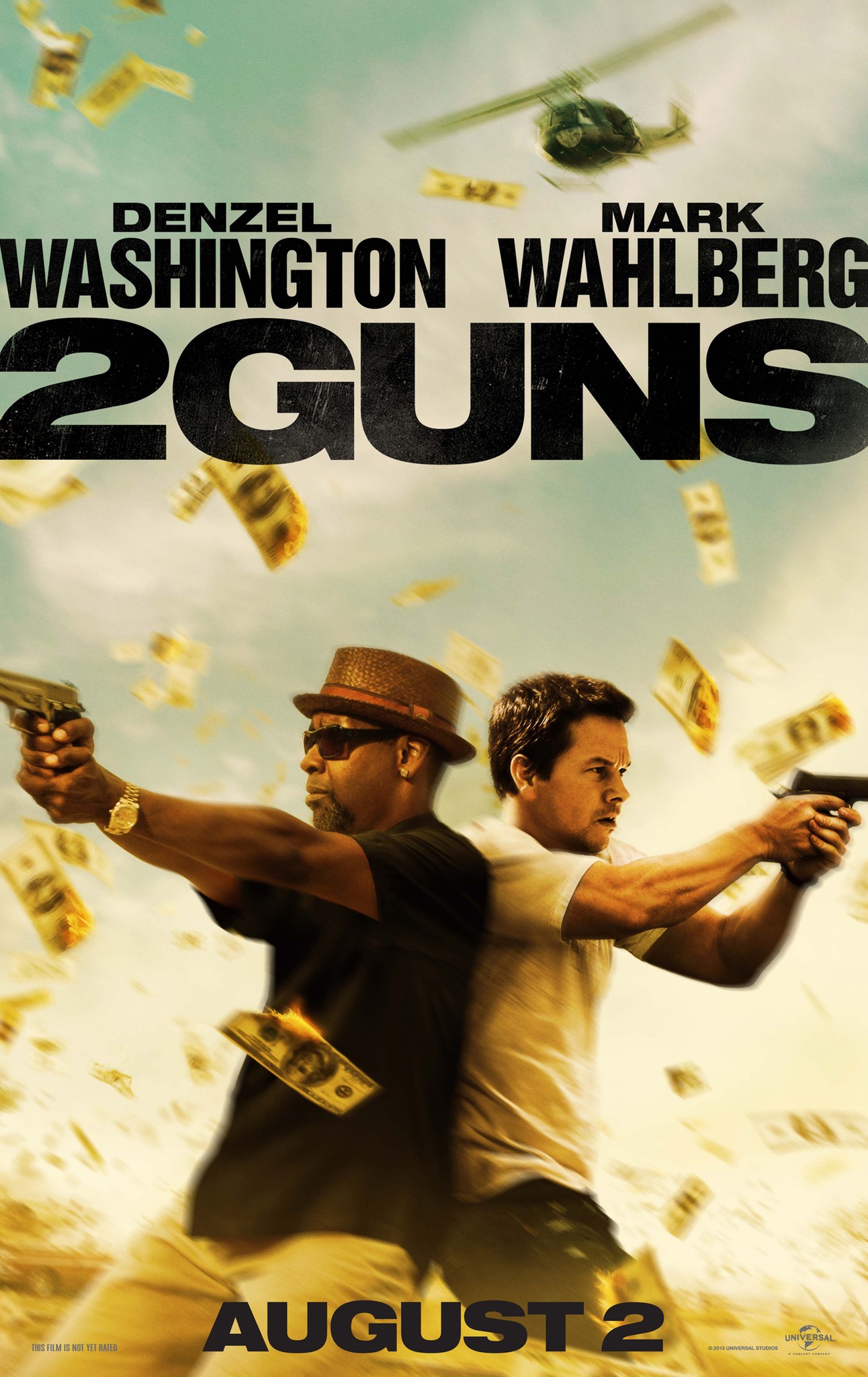 Mega Sized Movie Poster Image for 2 Guns (#1 of 5)