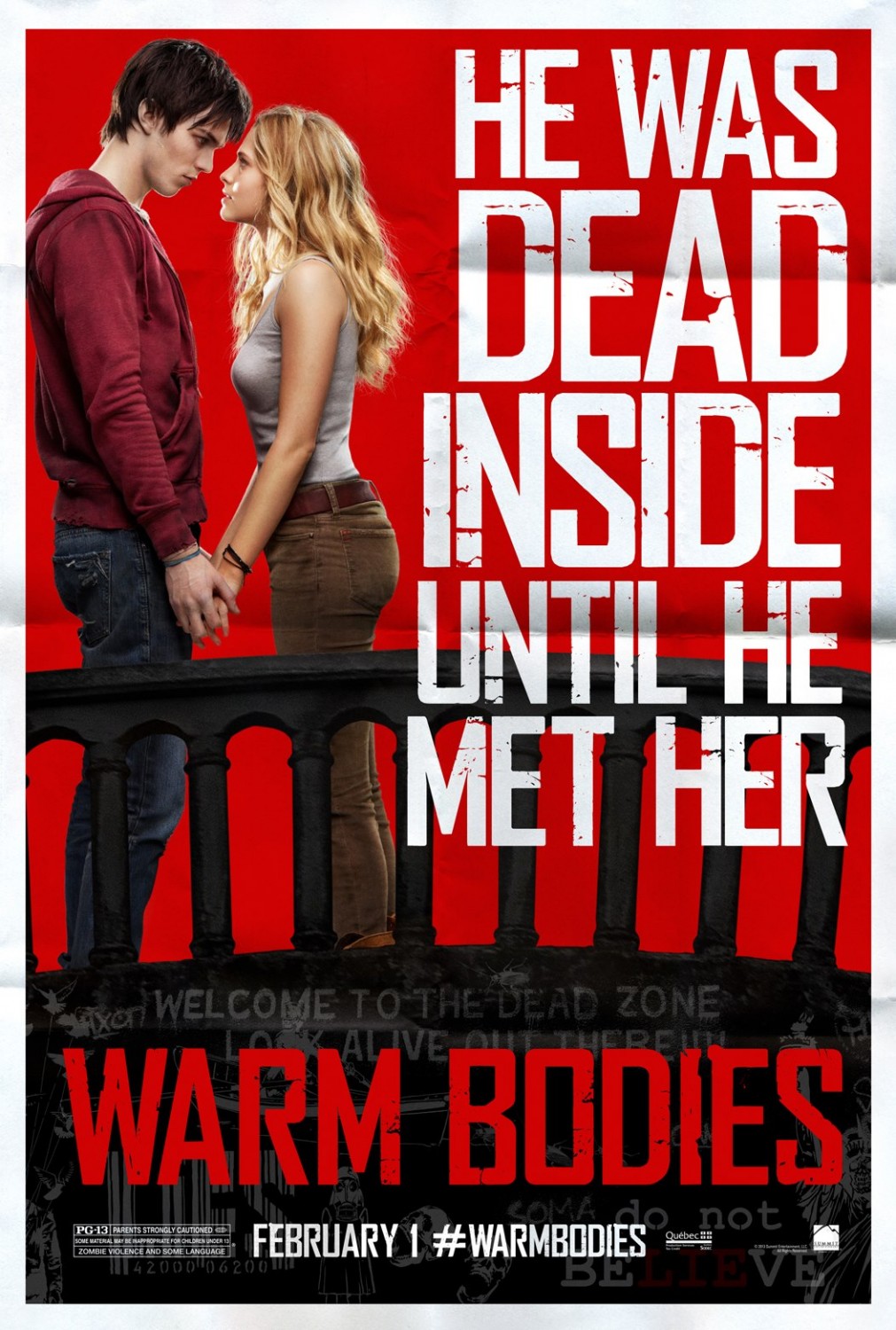 Extra Large Movie Poster Image for Warm Bodies (#7 of 14)