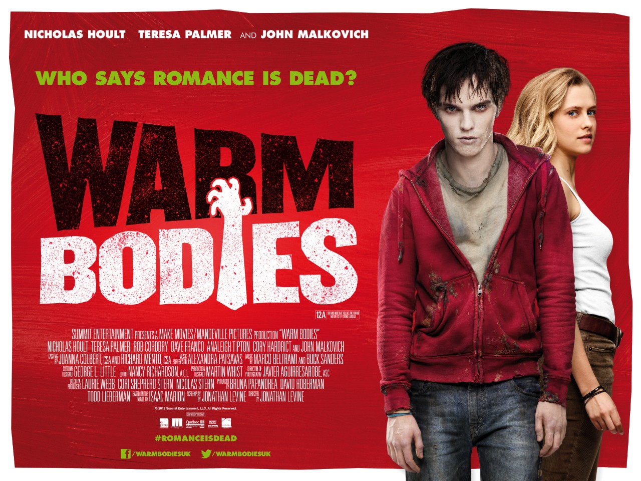 Extra Large Movie Poster Image for Warm Bodies (#8 of 14)