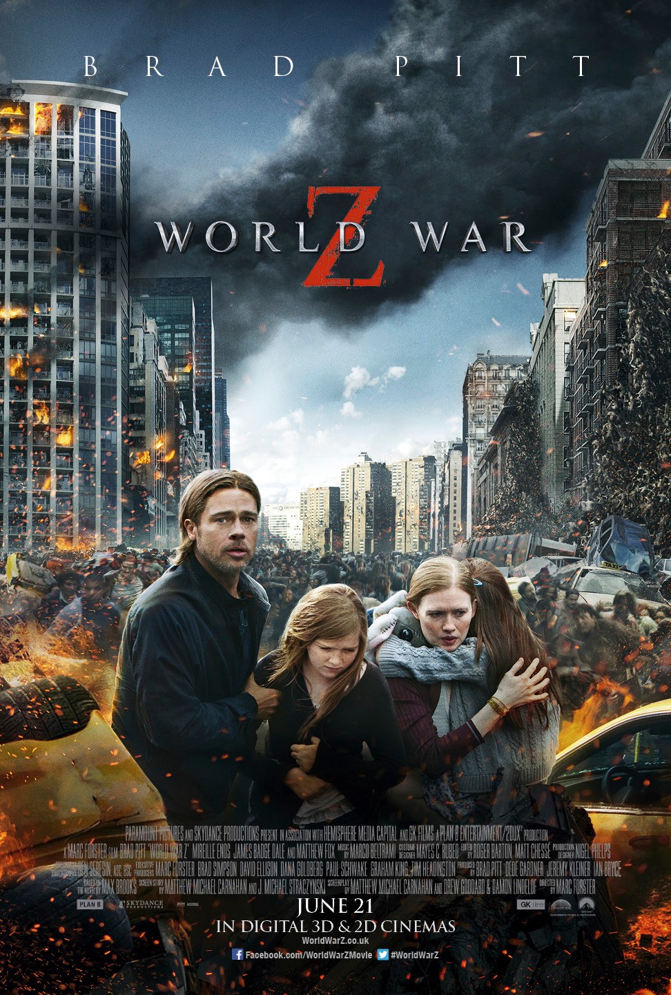 Extra Large Movie Poster Image for World War Z (#4 of 17)