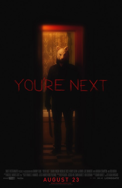 Image result for "you're next" movie poster