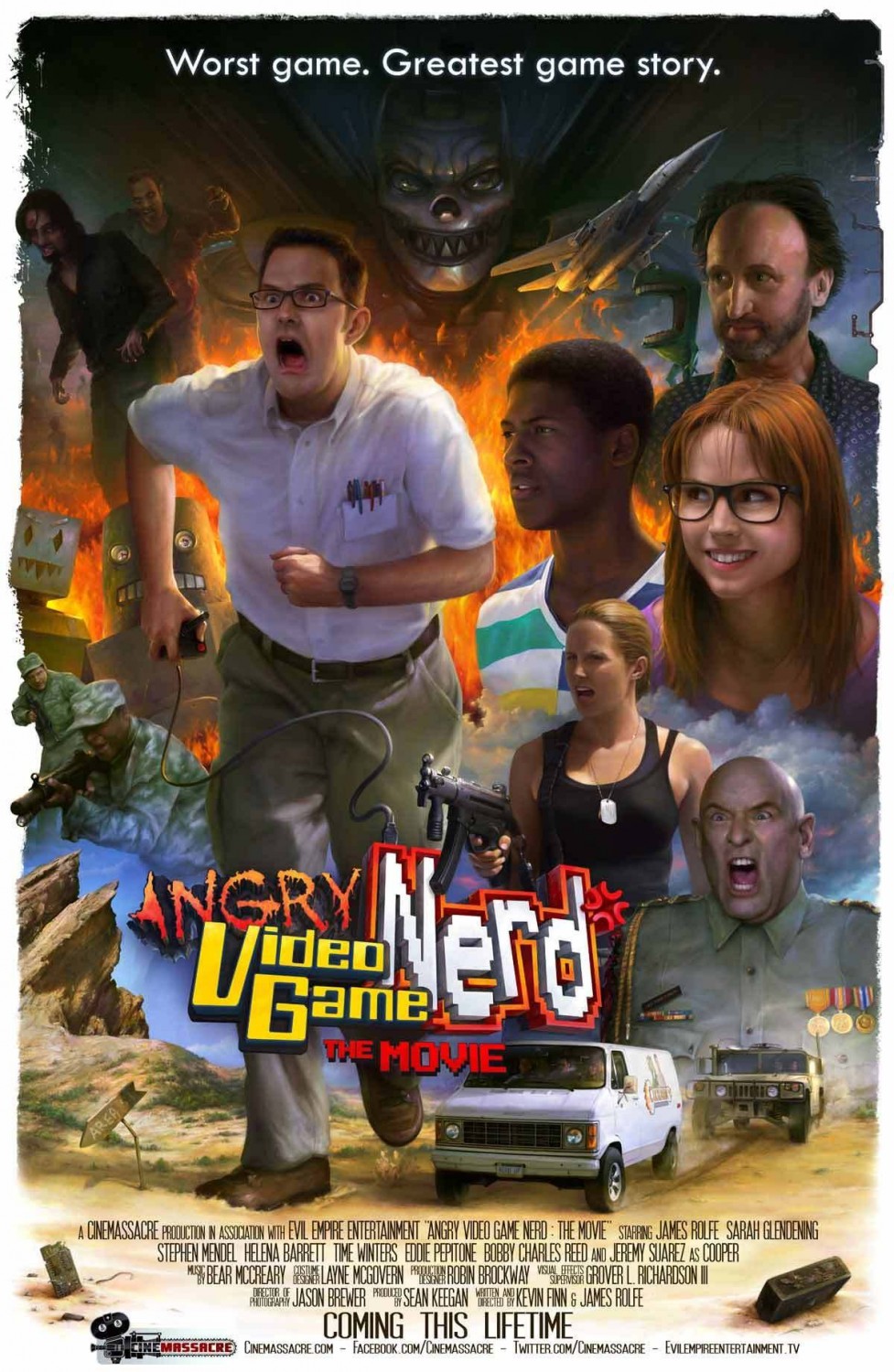 Extra Large Movie Poster Image for Angry Video Game Nerd: The Movie 