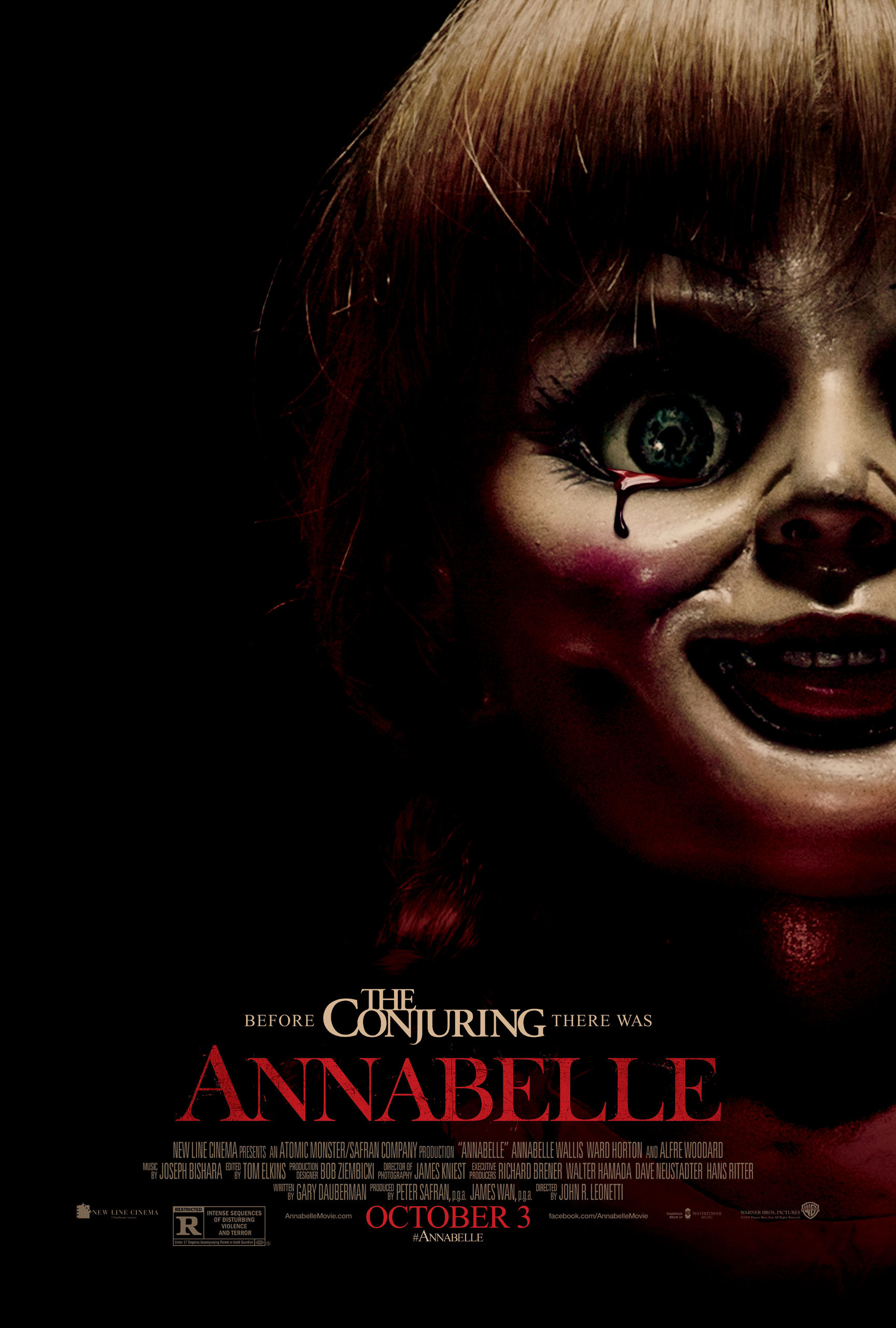 Mega Sized Movie Poster Image for Annabelle (#1 of 2)