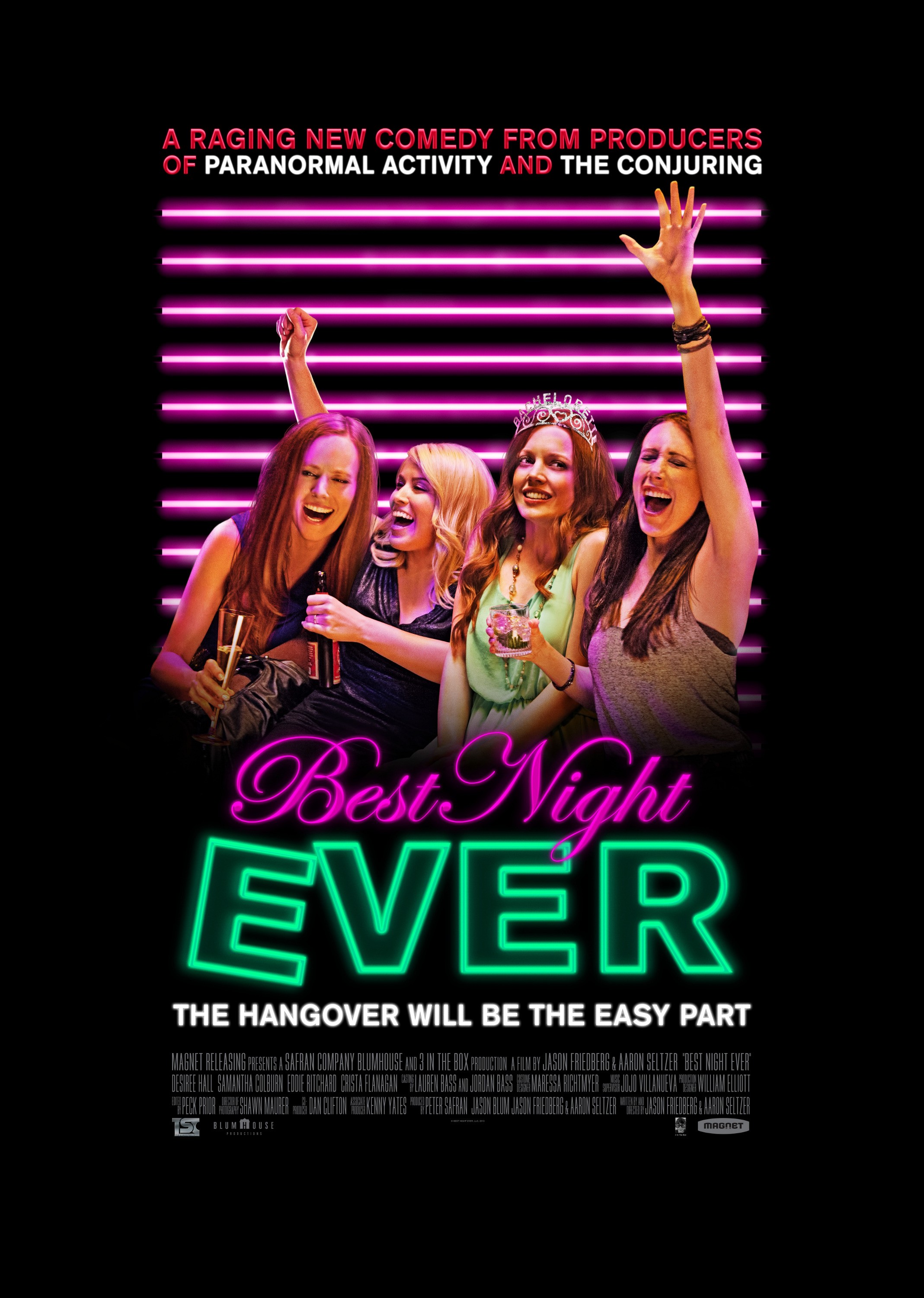 Mega Sized Movie Poster Image for Best Night Ever 