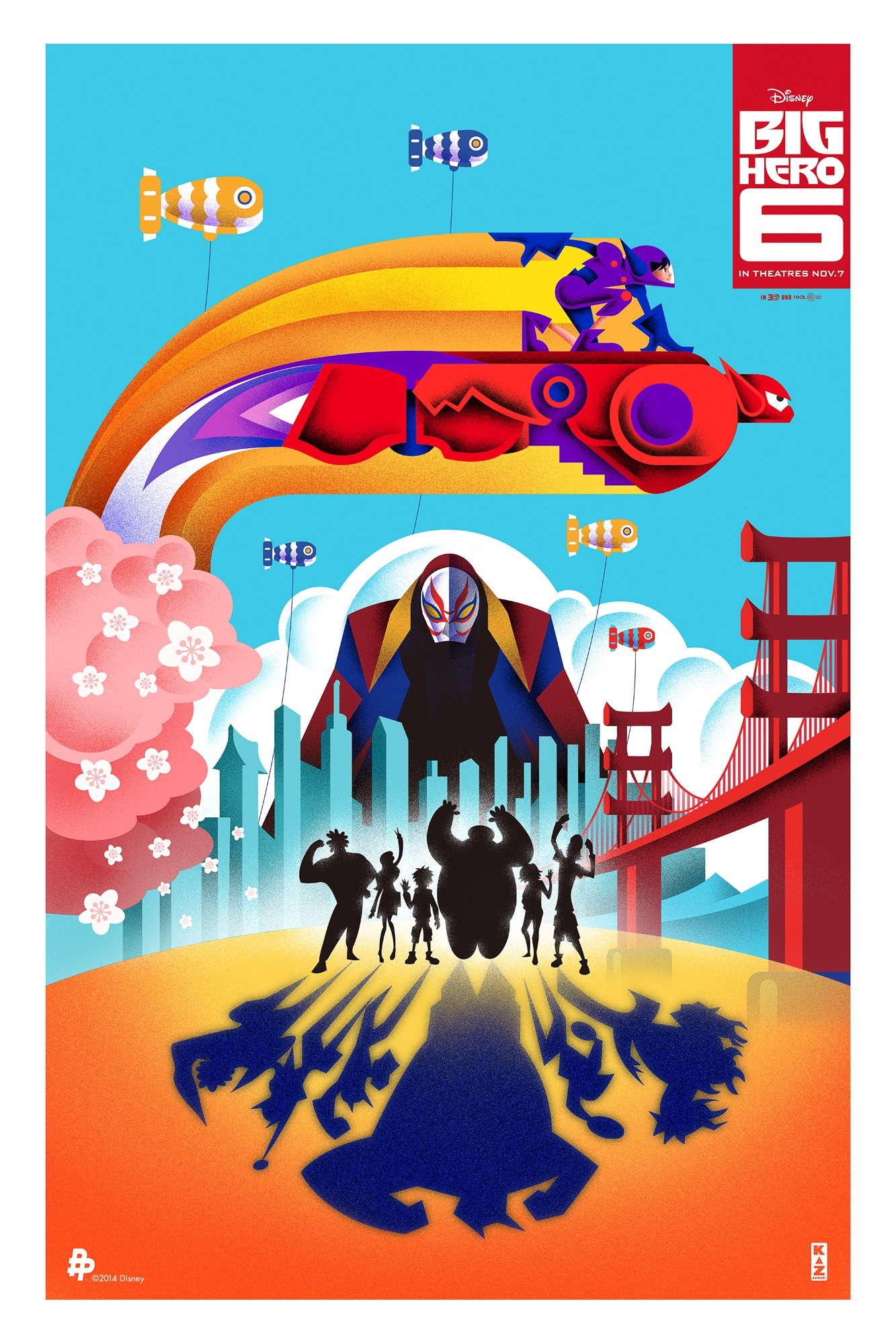 Mega Sized Movie Poster Image for Big Hero 6 (#8 of 20)