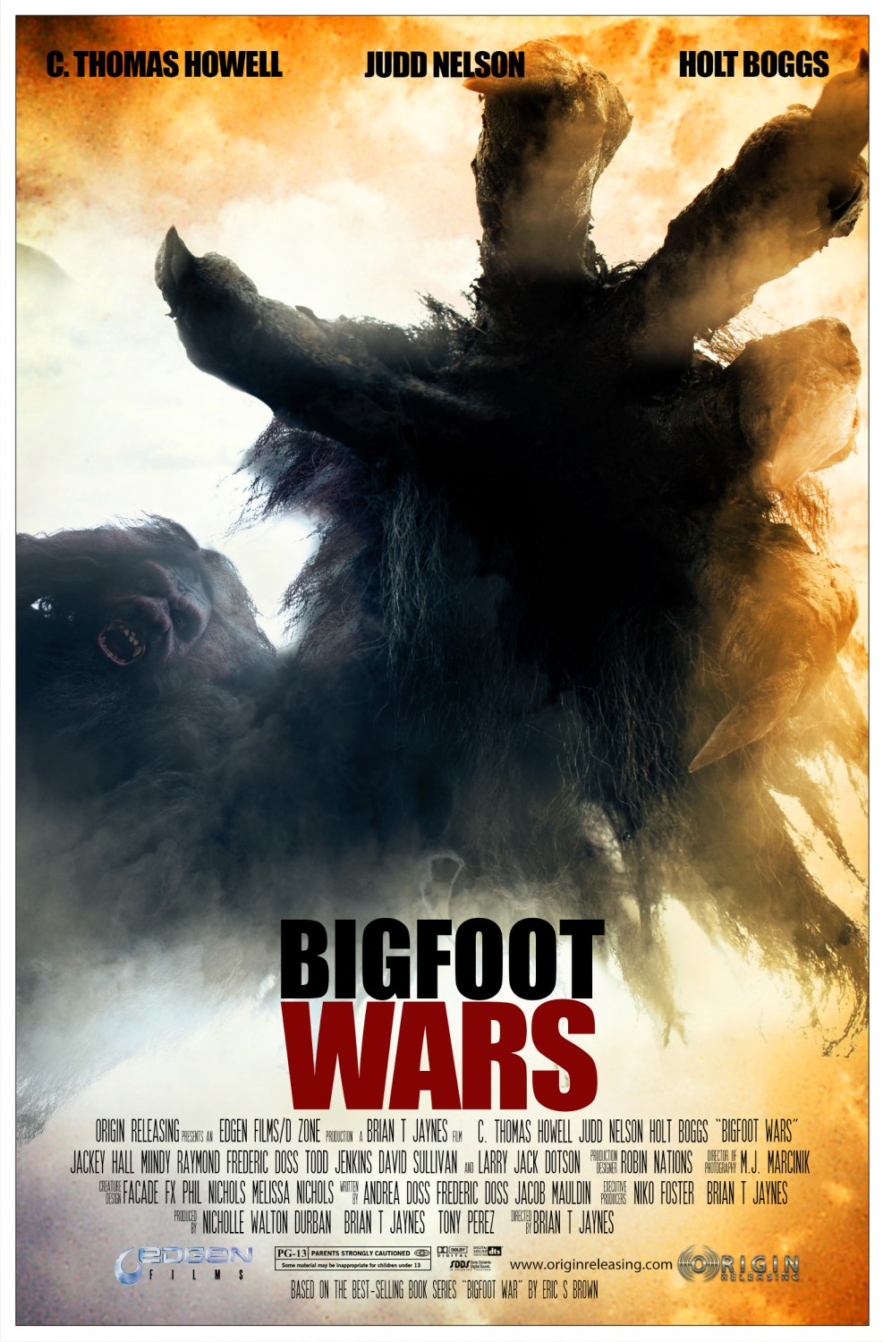 Extra Large Movie Poster Image for Bigfoot Wars 