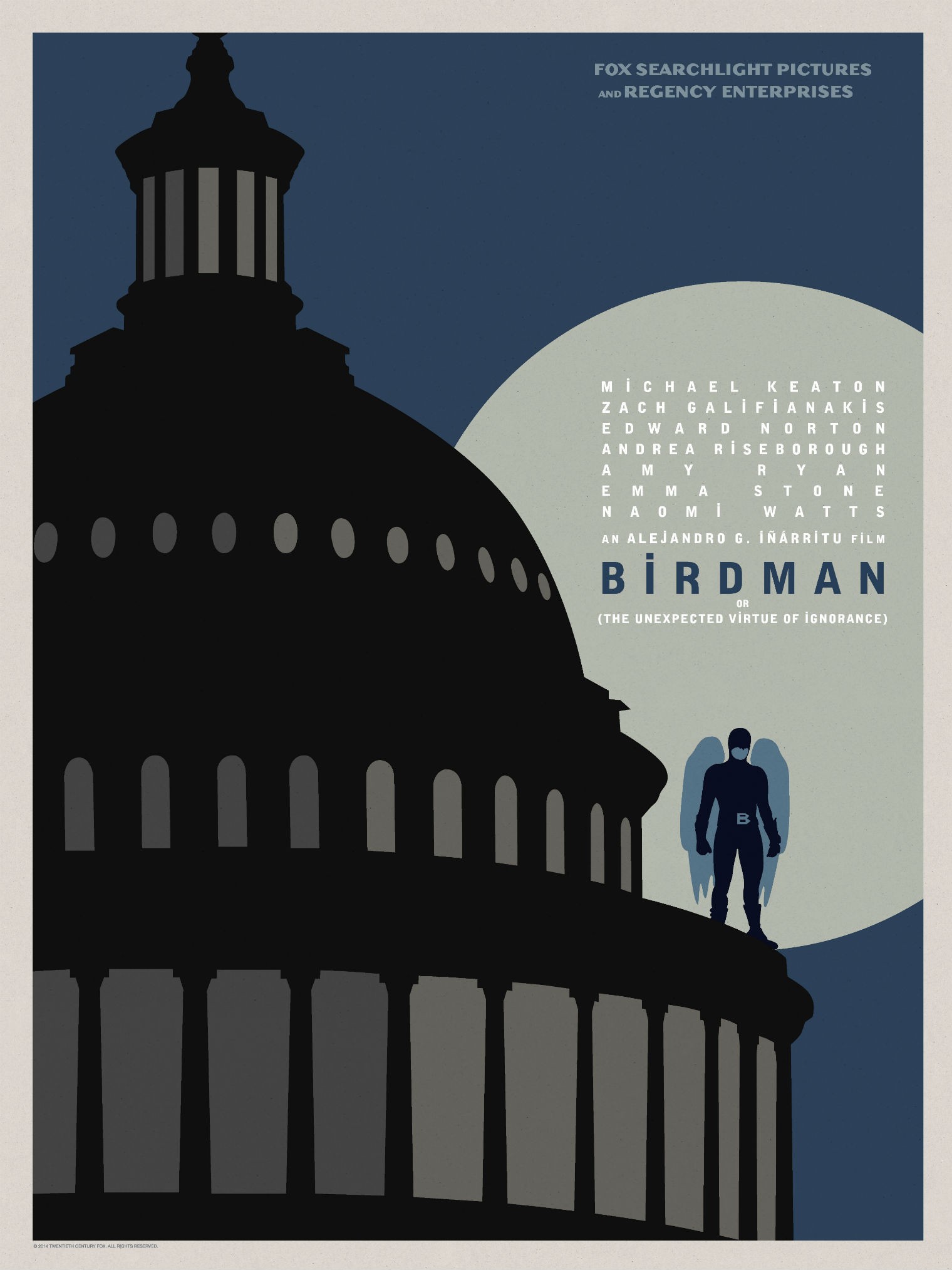 Mega Sized Movie Poster Image for Birdman (#13 of 26)